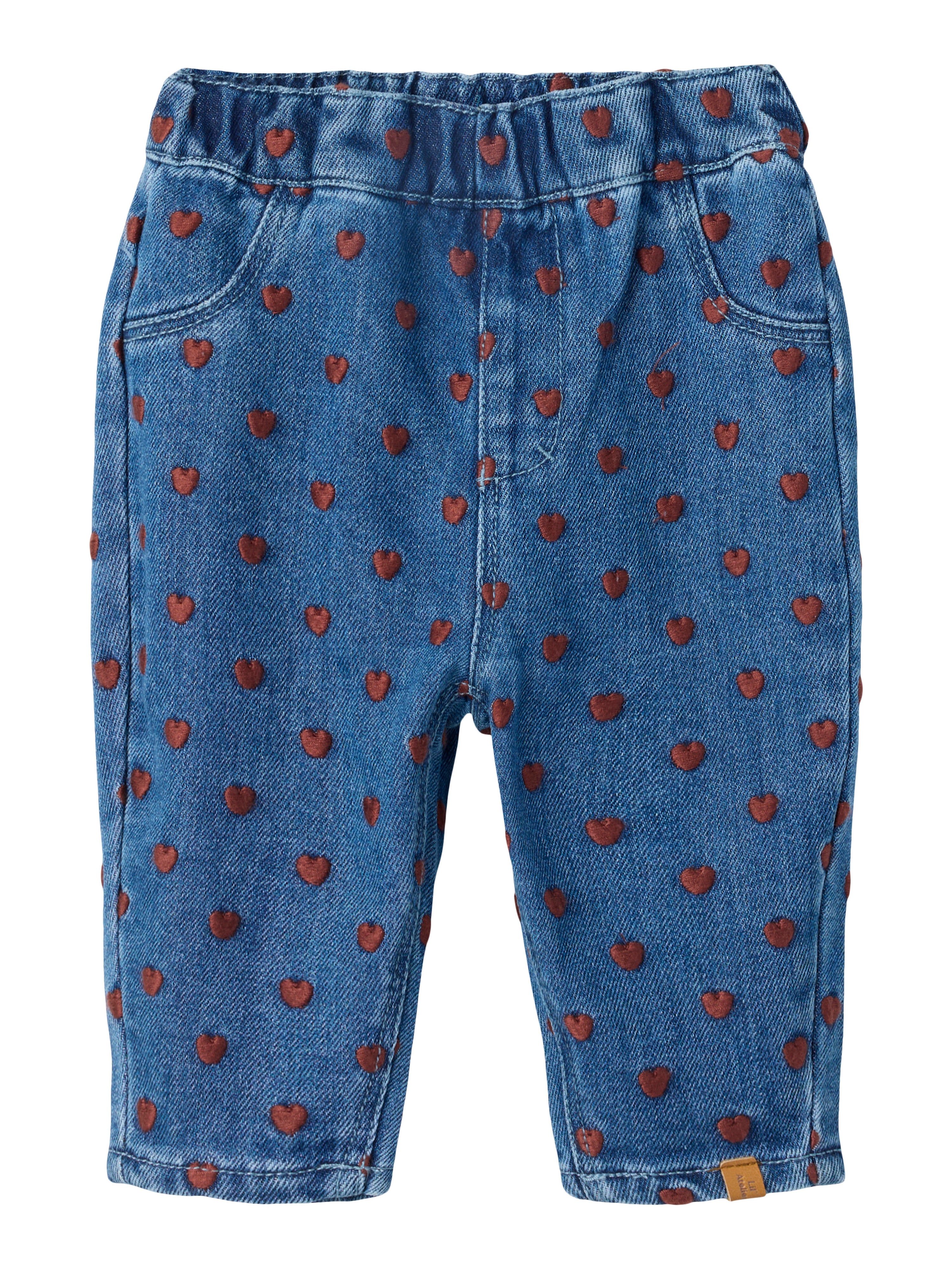 Lil Atelier Liva - Loose Jeans - Dark Blue Denim/Hearts