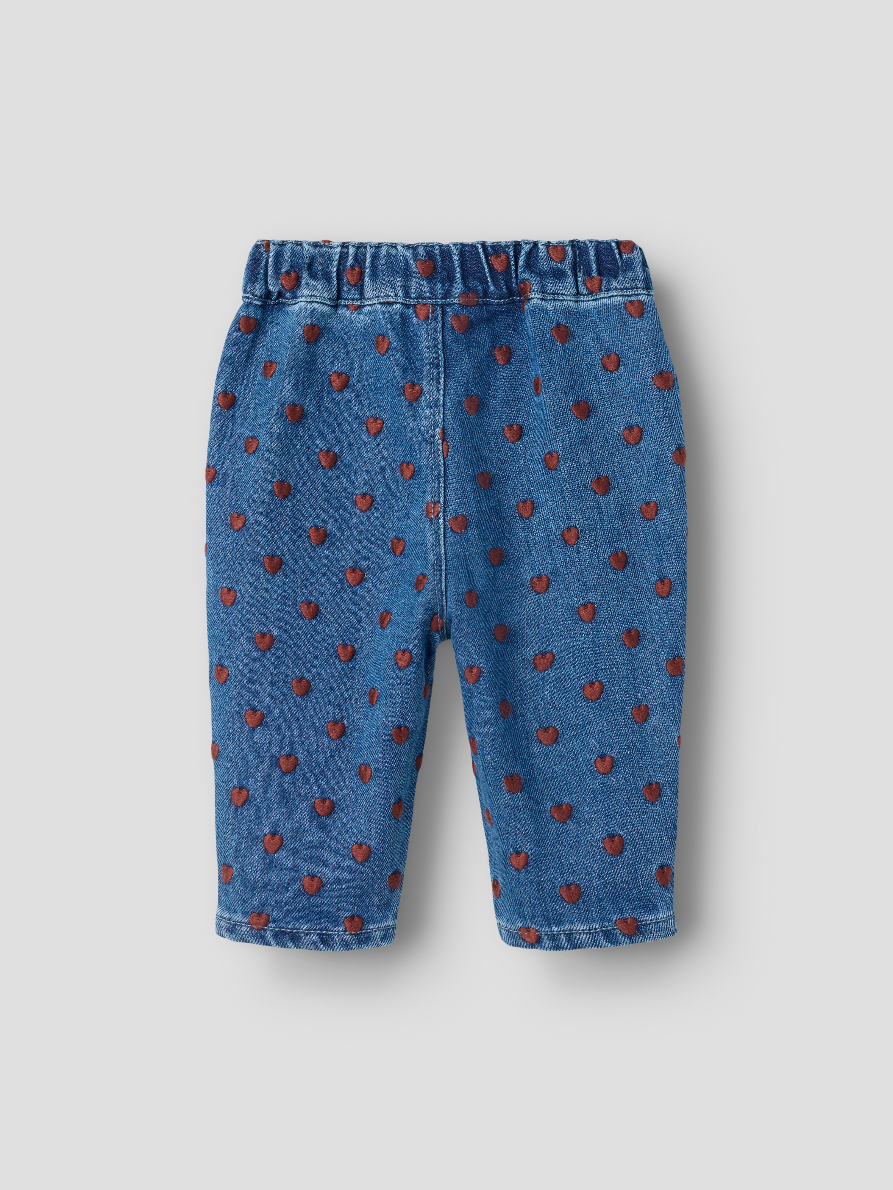 Lil Atelier Liva - Loose Jeans - Dark Blue Denim/Hearts