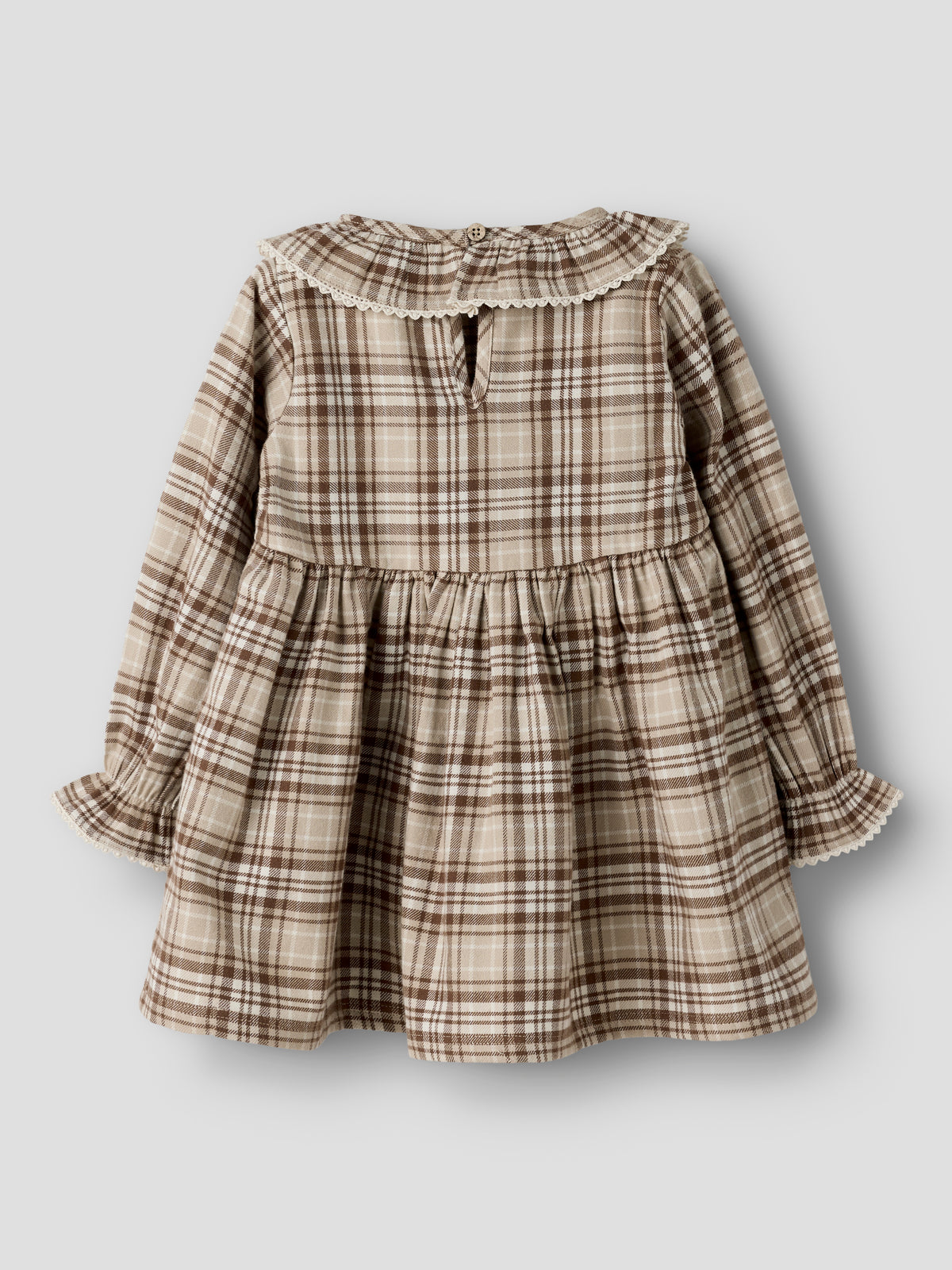 Lil Atelier Renrik - LS Loose Dress - White Pepper