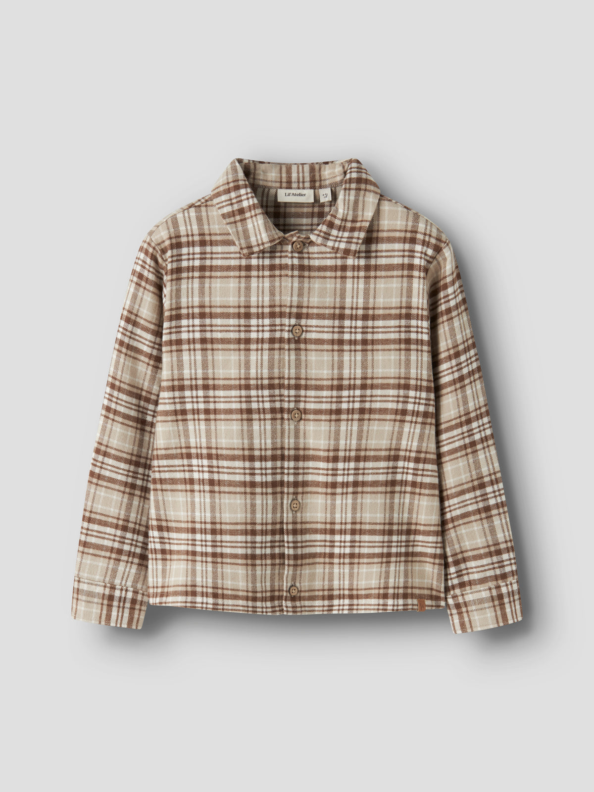 Lil Atelier Renrik - LS Loose Shirt - White Pepper