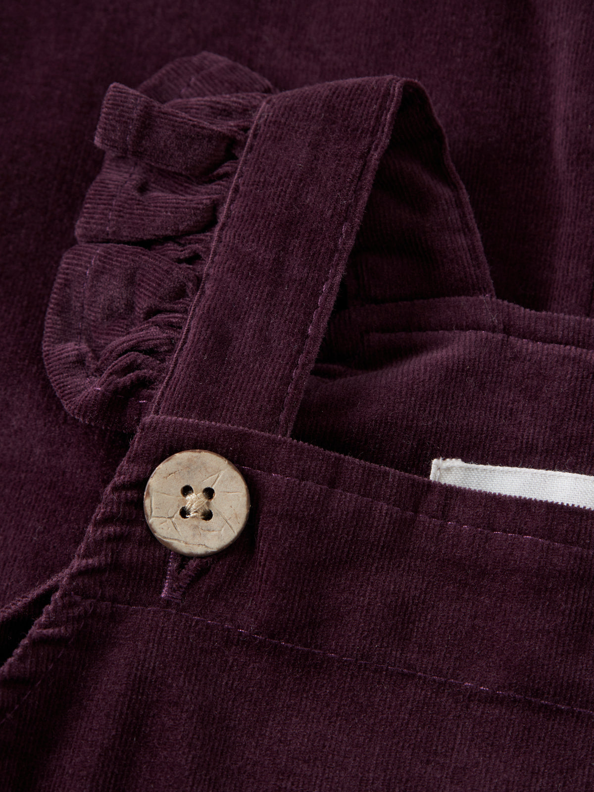 Lil Atelier Somba - Loose Cord Overall - Winetasting