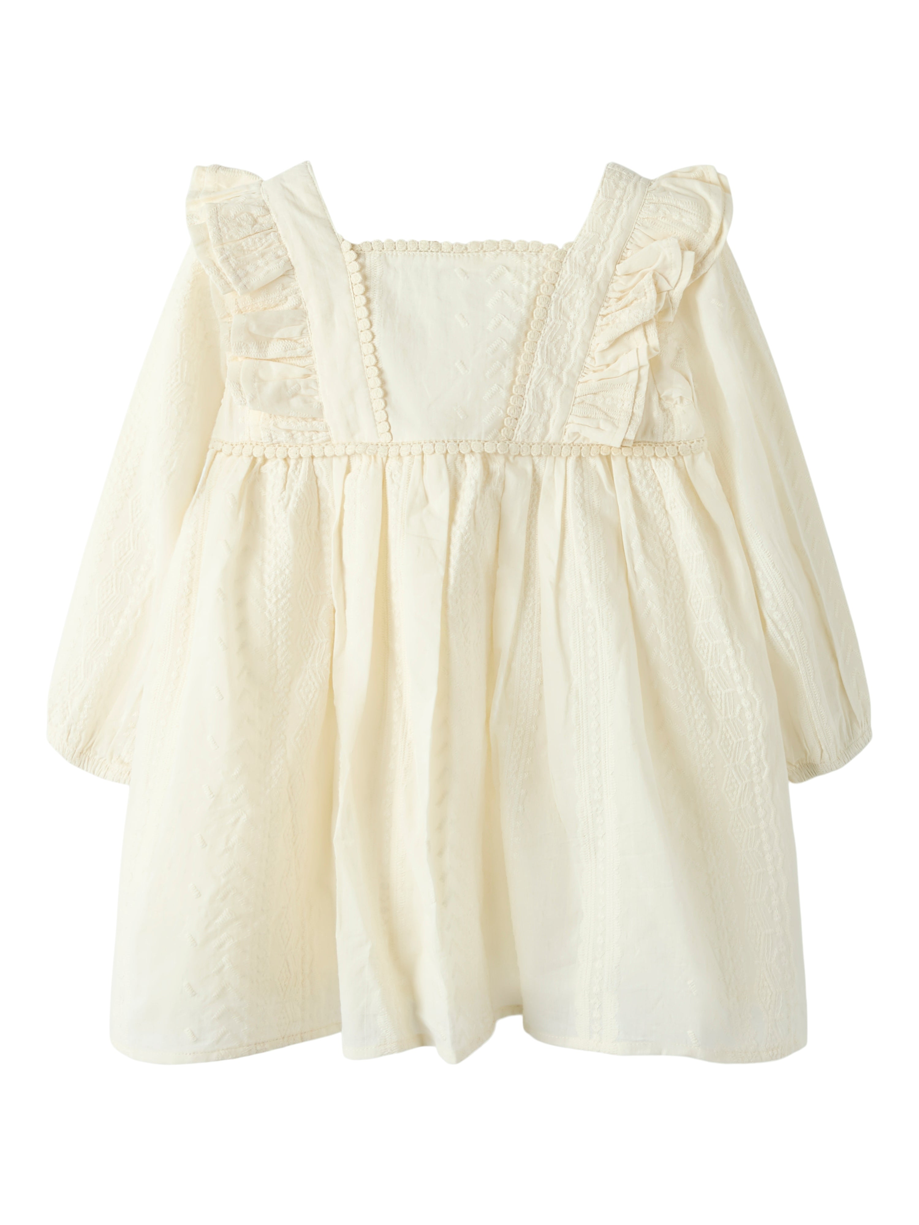 Lil Atelier Roso LS Dress - Turtledove