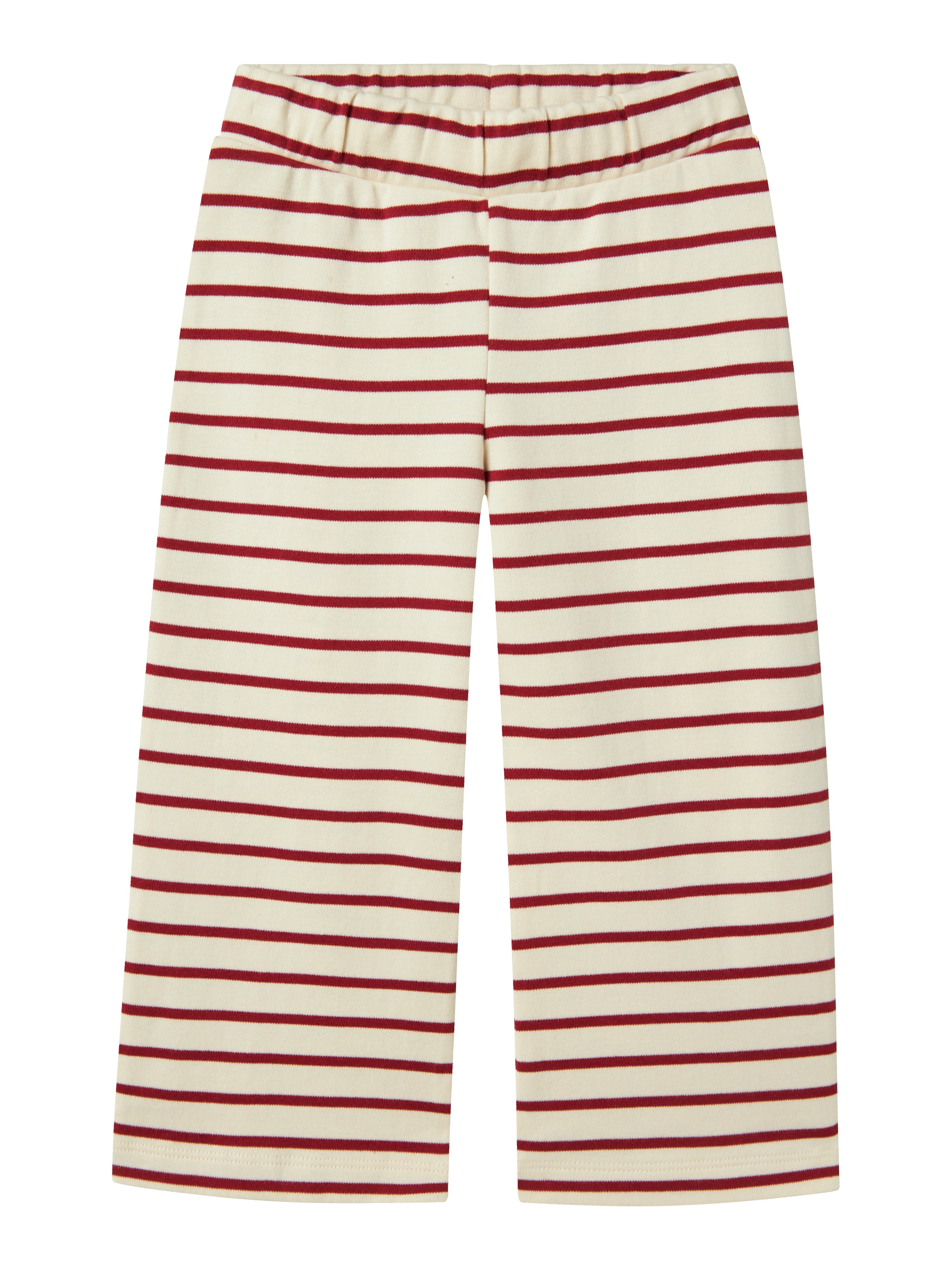 Lil Atelier Limia Wide Pants - Turtledove/Red Dahlia