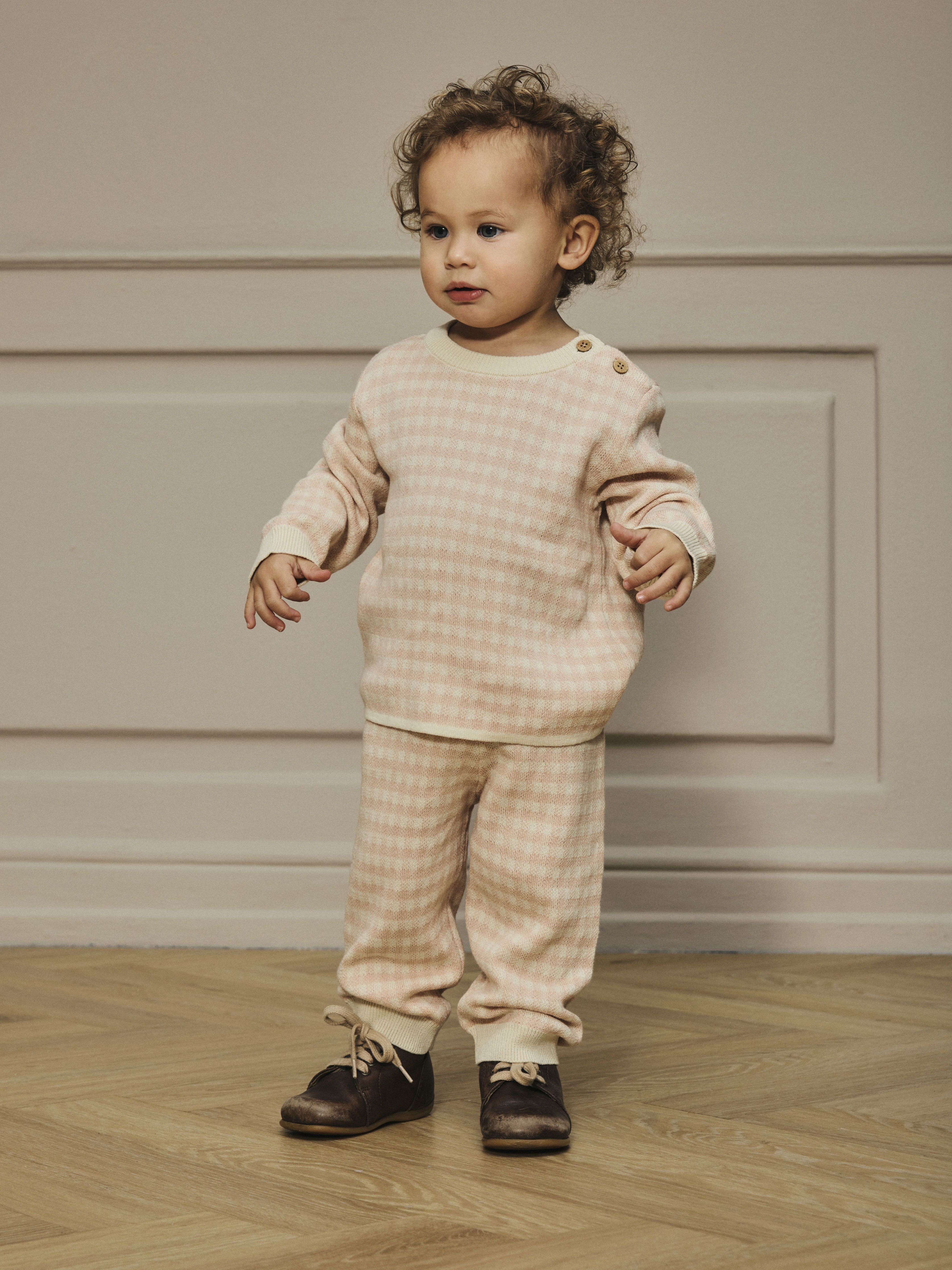 Lil Atelier Nadie Knit Pants - Cameo Rose