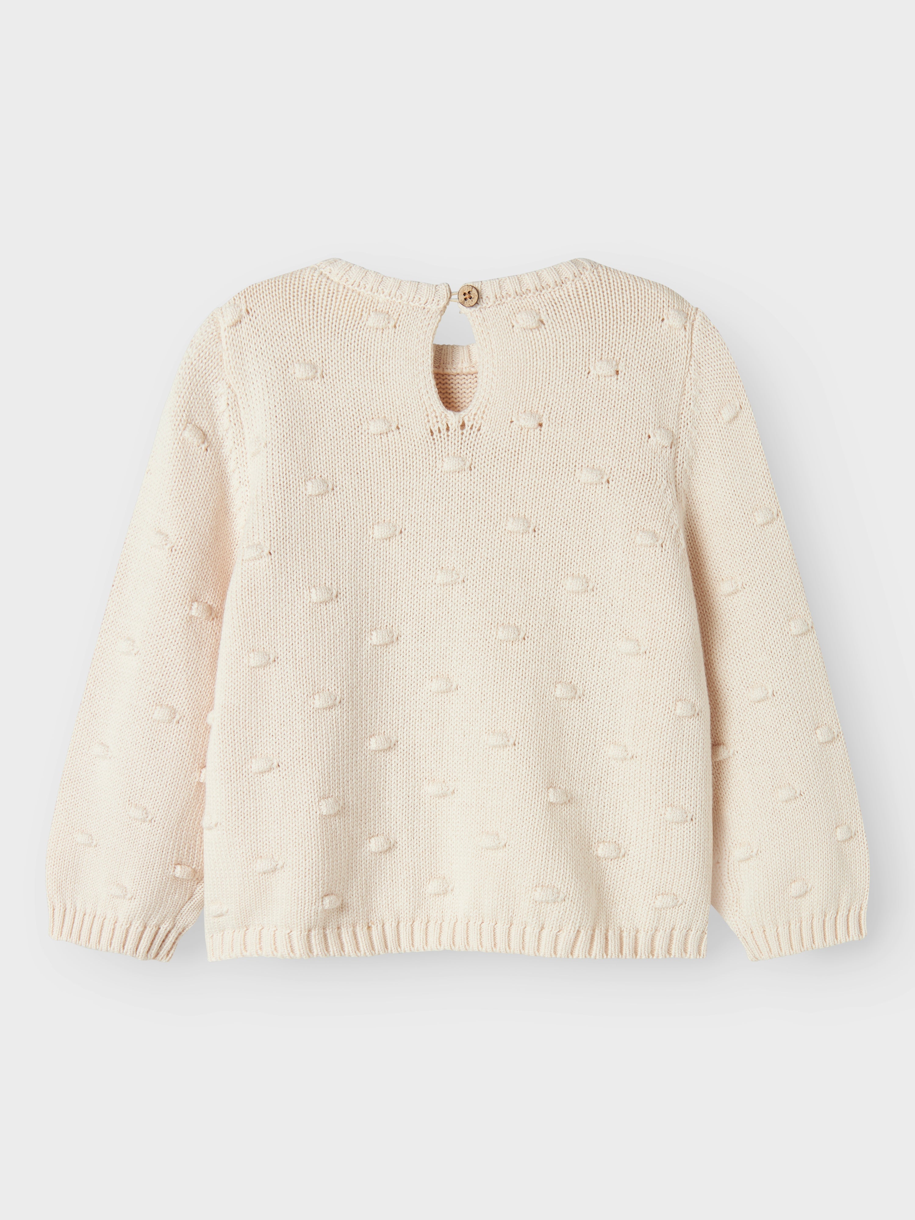Lil Atelier Gable Loose Knit - Pastel Parchment