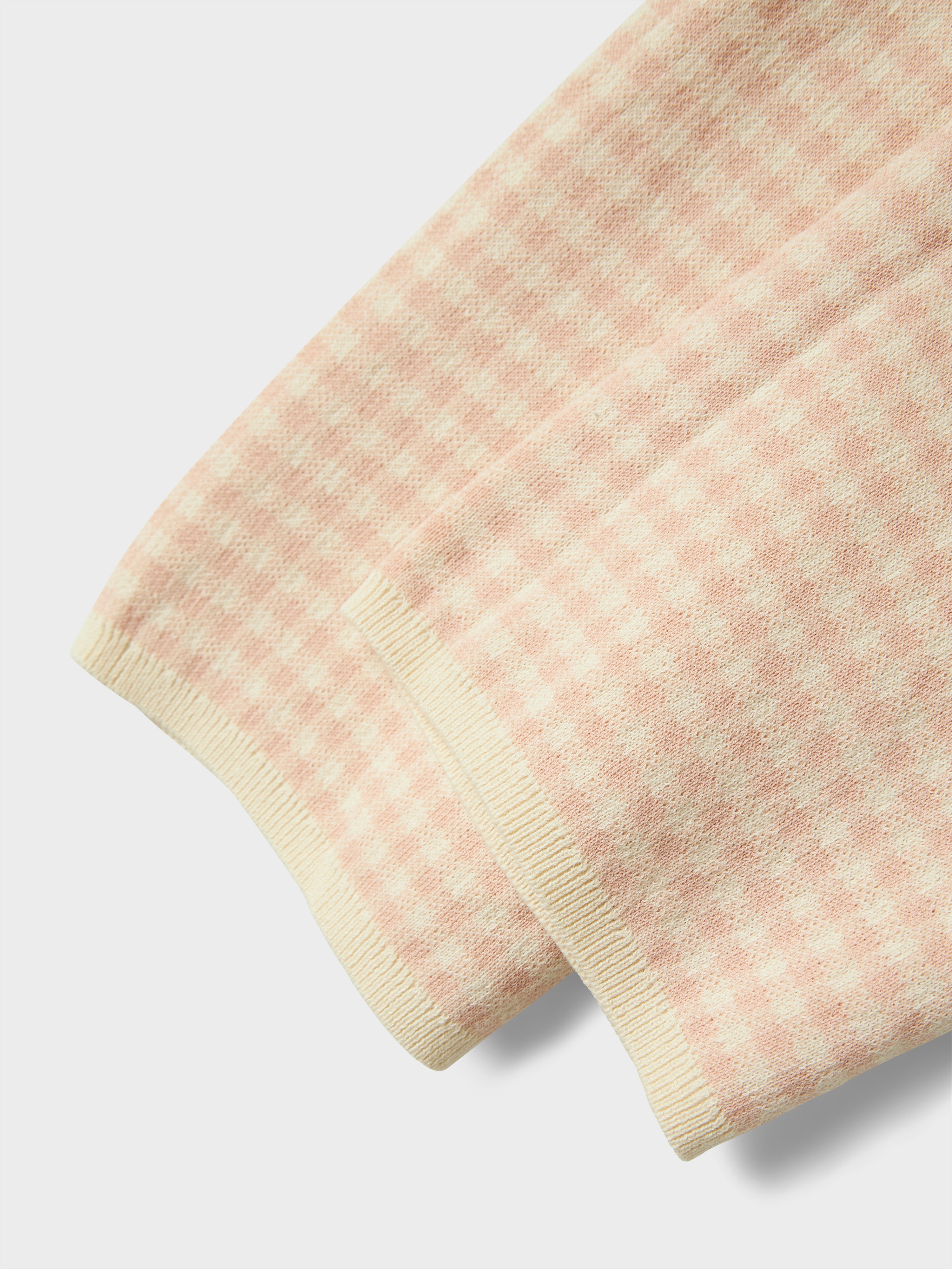 Lil Atelier Nadie Wide Knit Pants - Cameo Rose