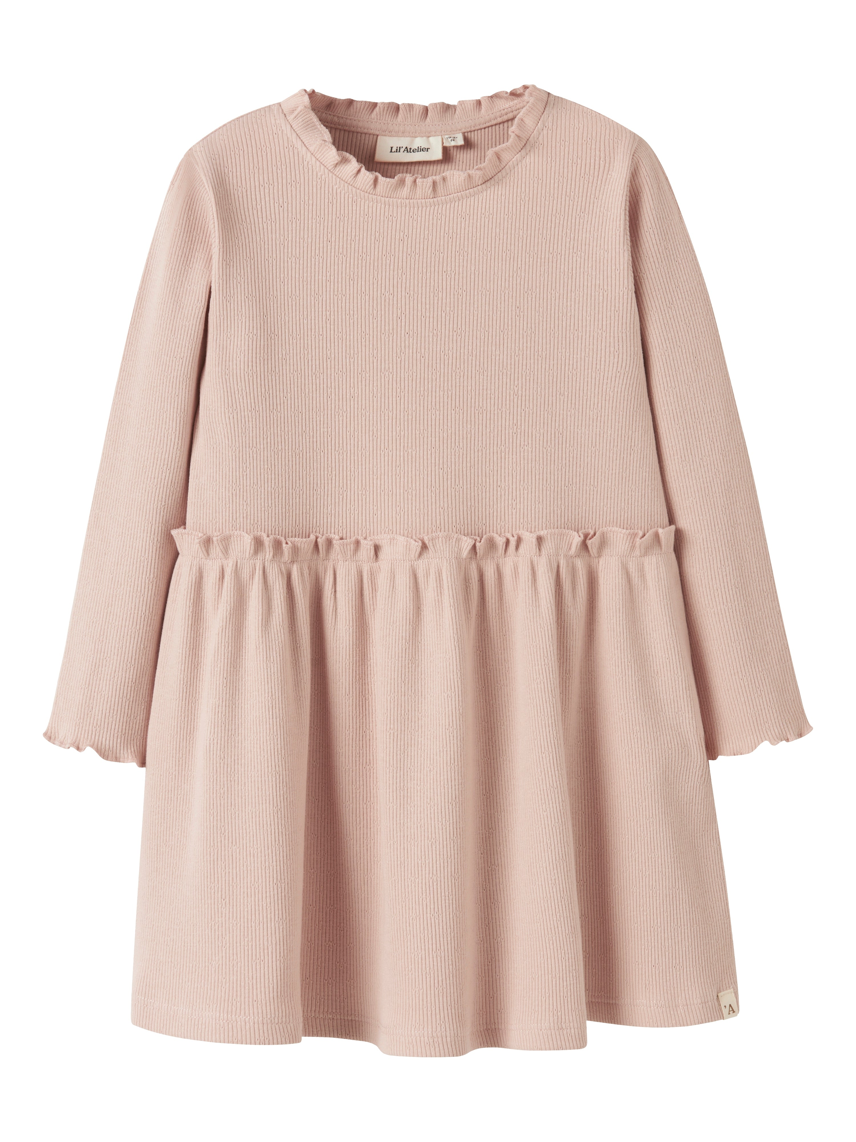 Lil Atelier Nora LS Dress - Cameo Rose
