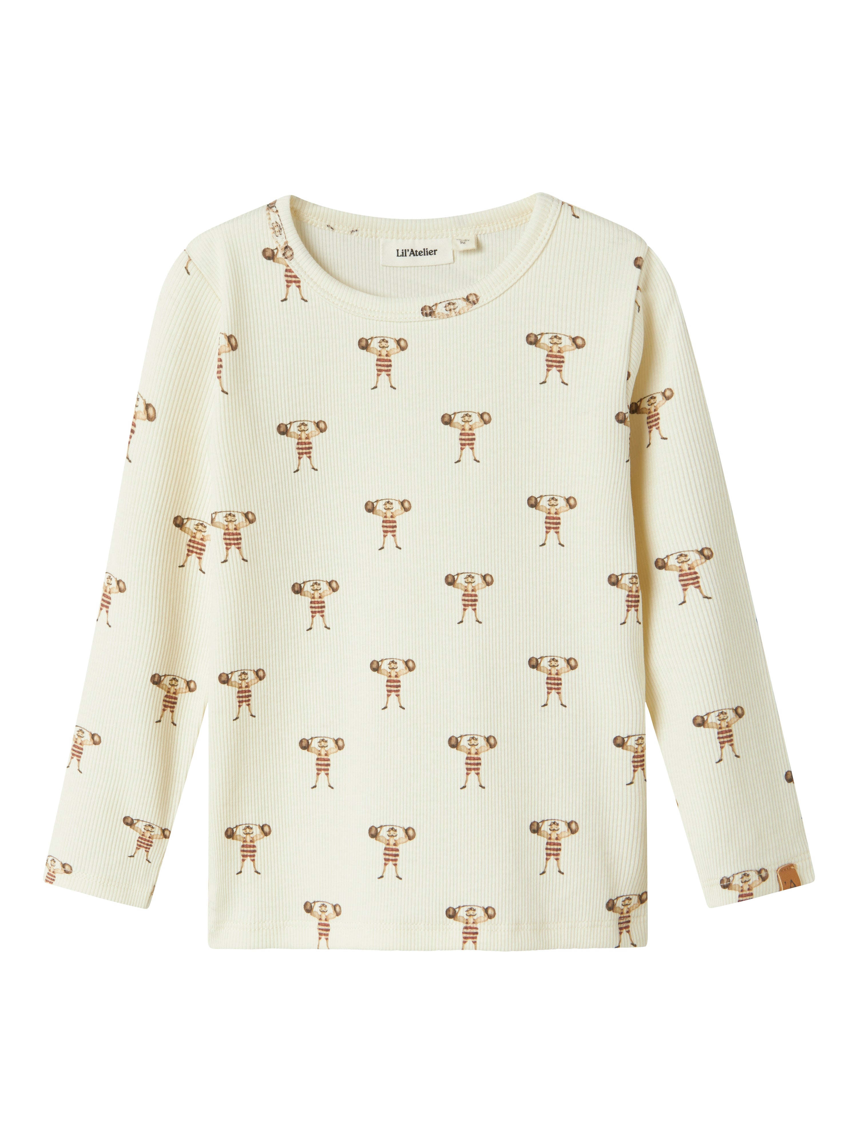 Lil Atelier Lavo Enk Top - Turtledove/Strong man