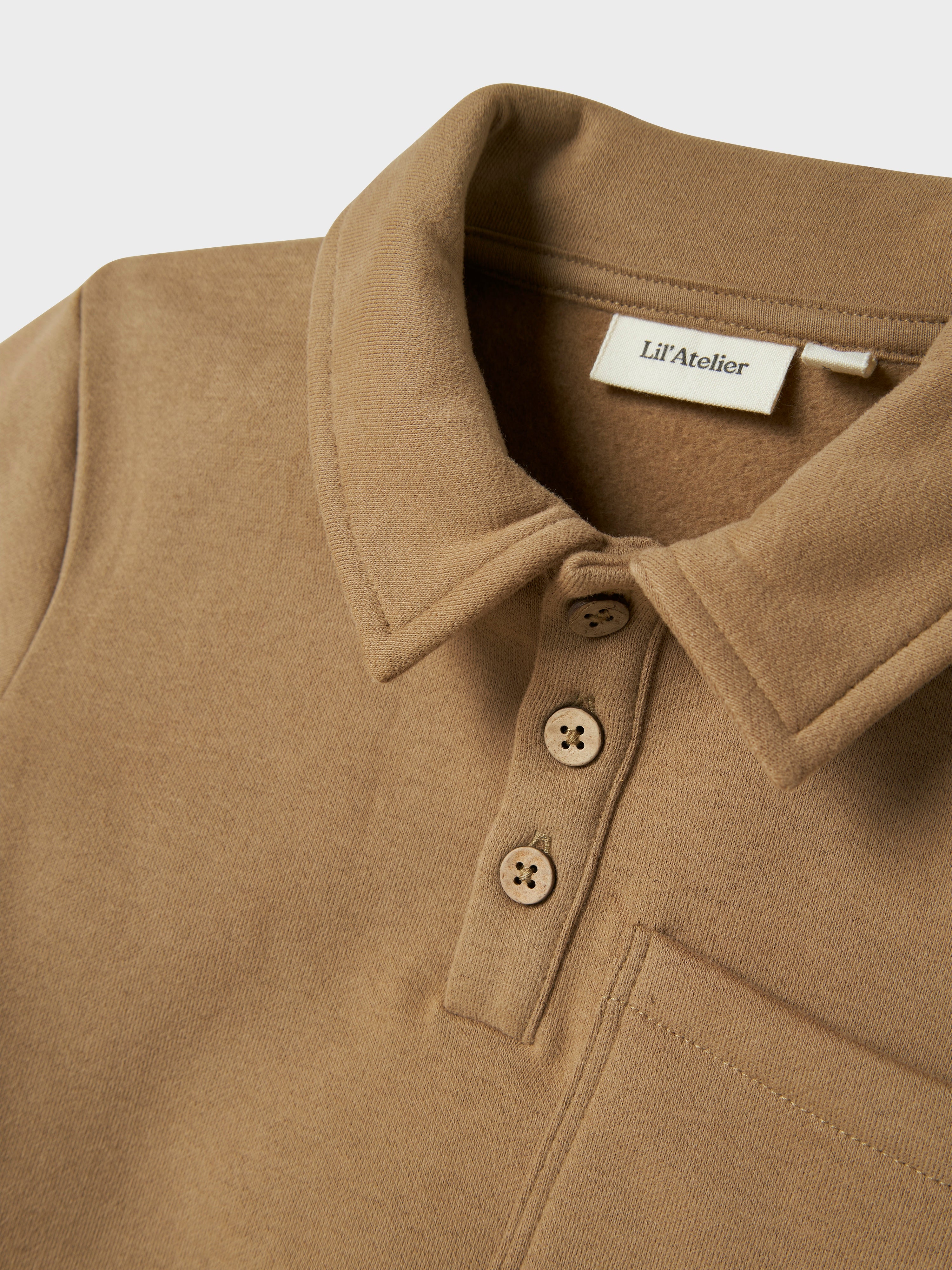 Lil Atelier ILondon Roa Loose Sweat Shirt - Sepia Tint