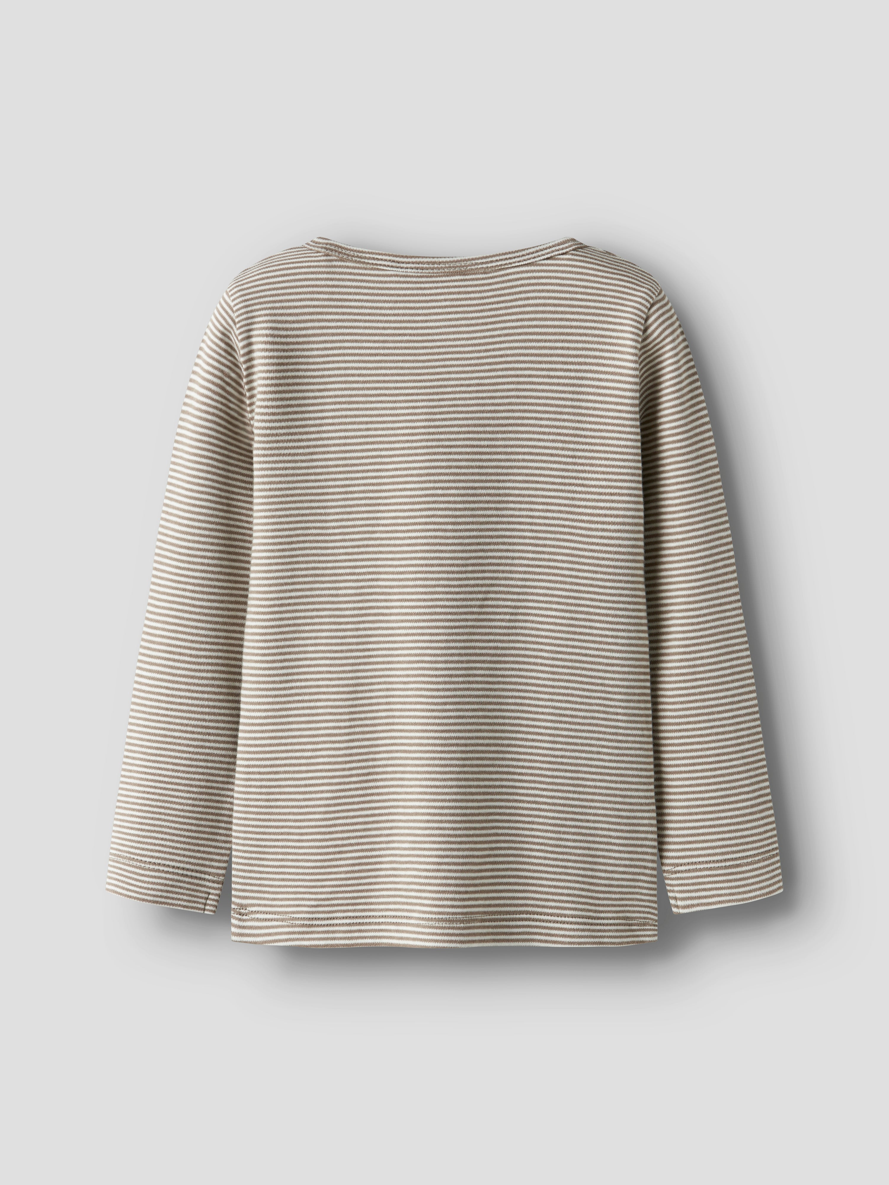 Lil Atelier Ohio Slim Top - Turtledove/Sepia Tint