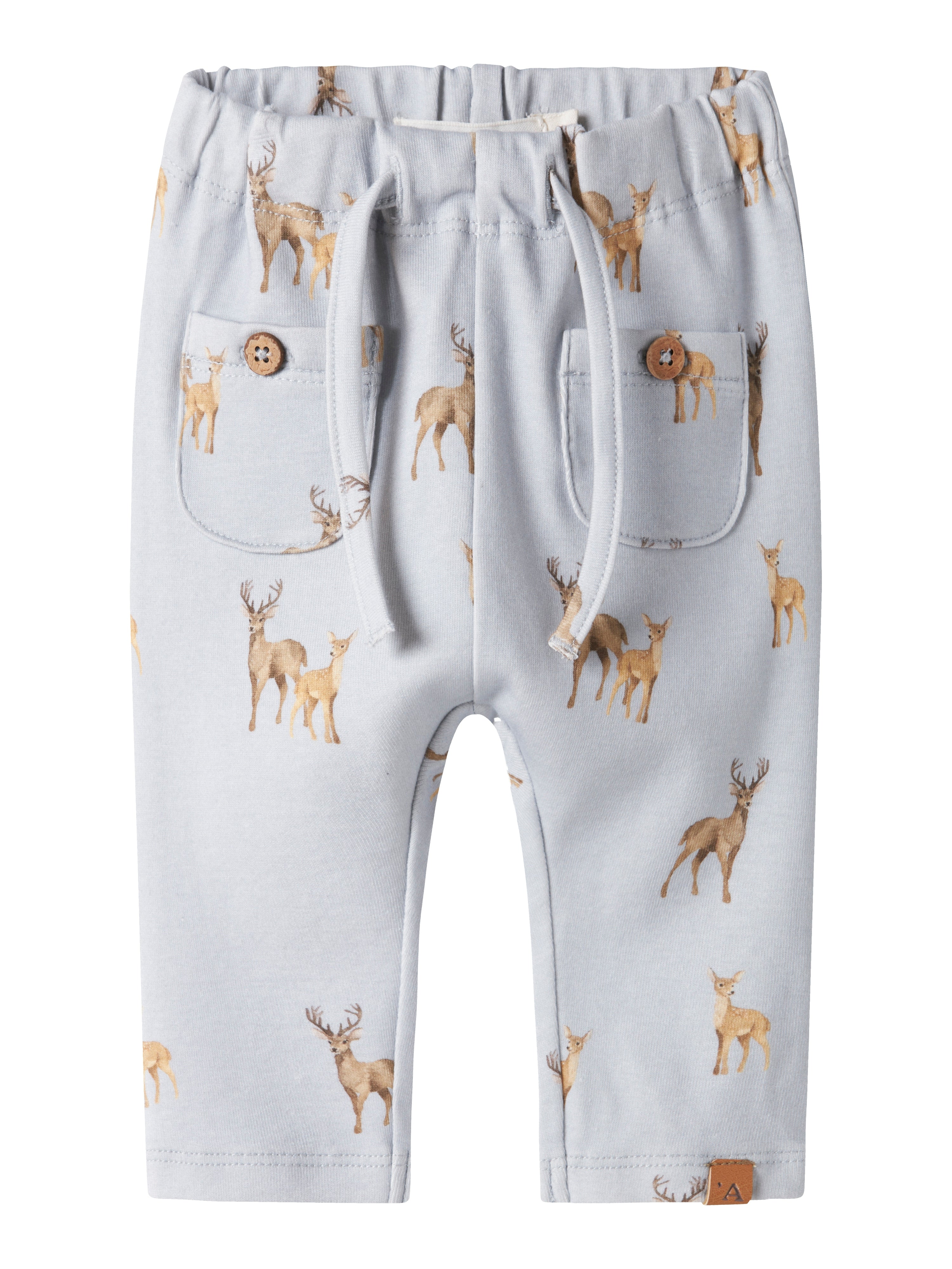 Lil Atelier Layo Gel Loose pants - Gray Dawn/Deer