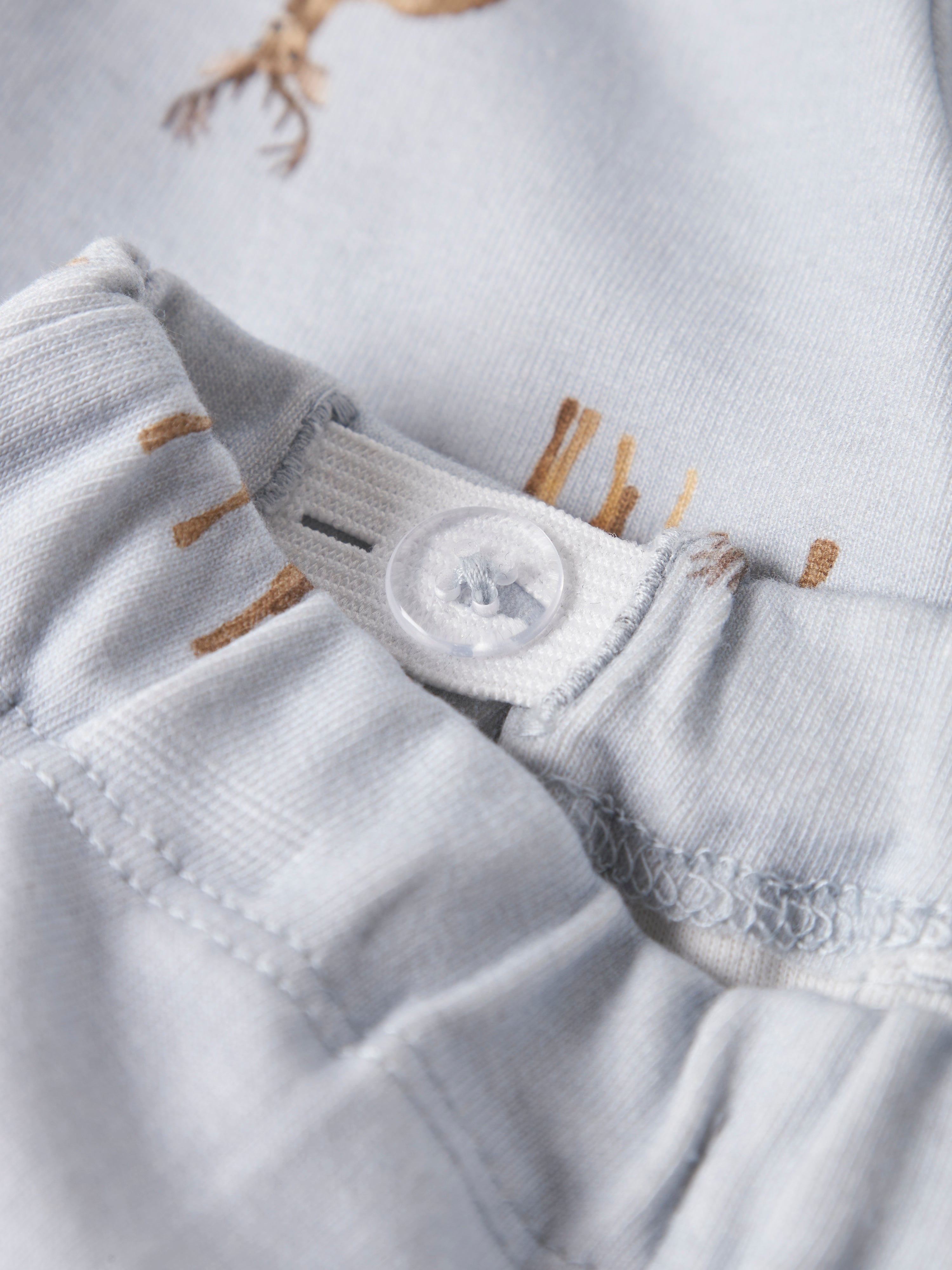 Lil Atelier Layo Gel Loose pants - Gray Dawn/Deer