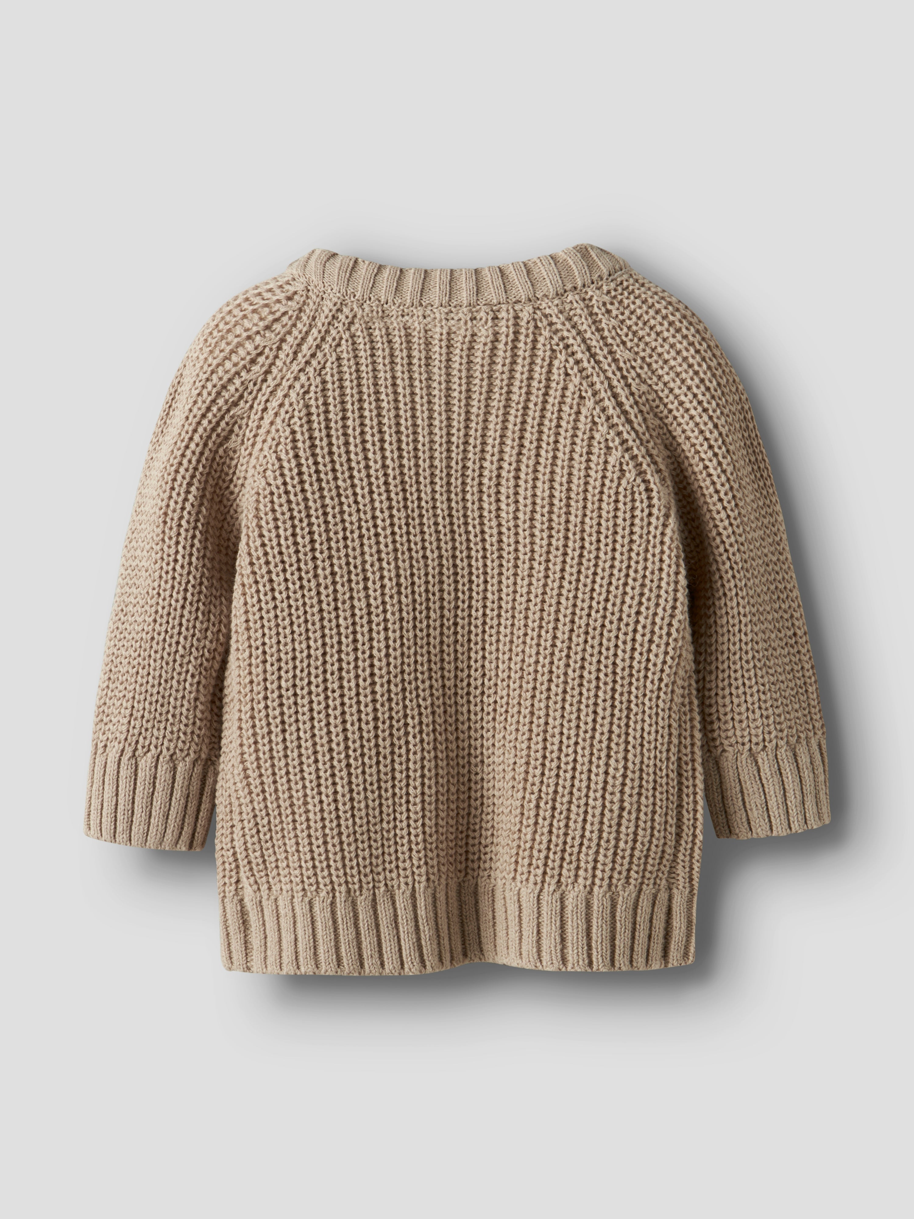 Lil Atelier Emlen Lak Knit Cardigan - Oxford Tan
