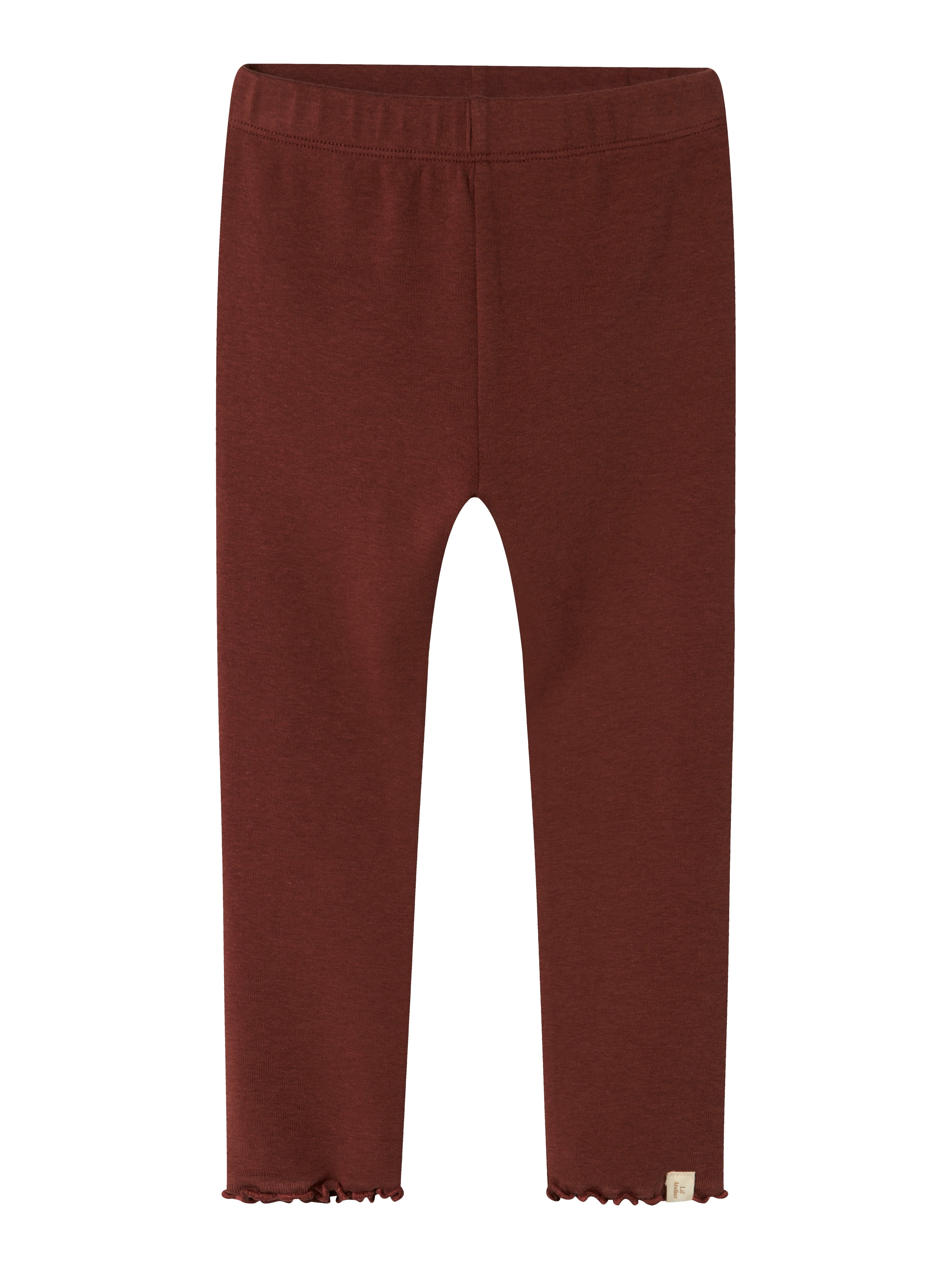 Lil Atelier Gayo Fia Slim Leggings - Hot Chocolate