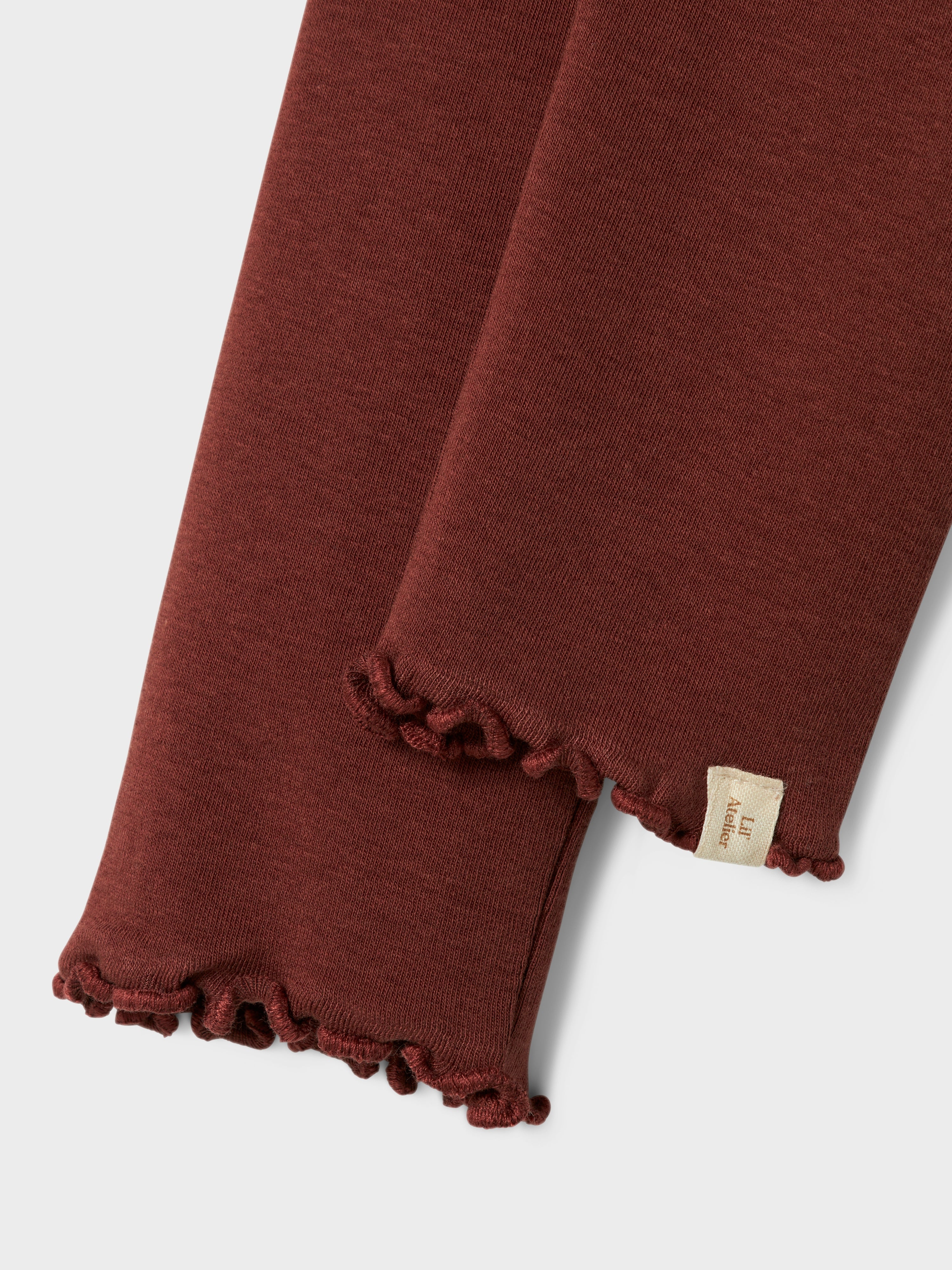 Lil Atelier Gayo Fia Slim Leggings - Hot Chocolate