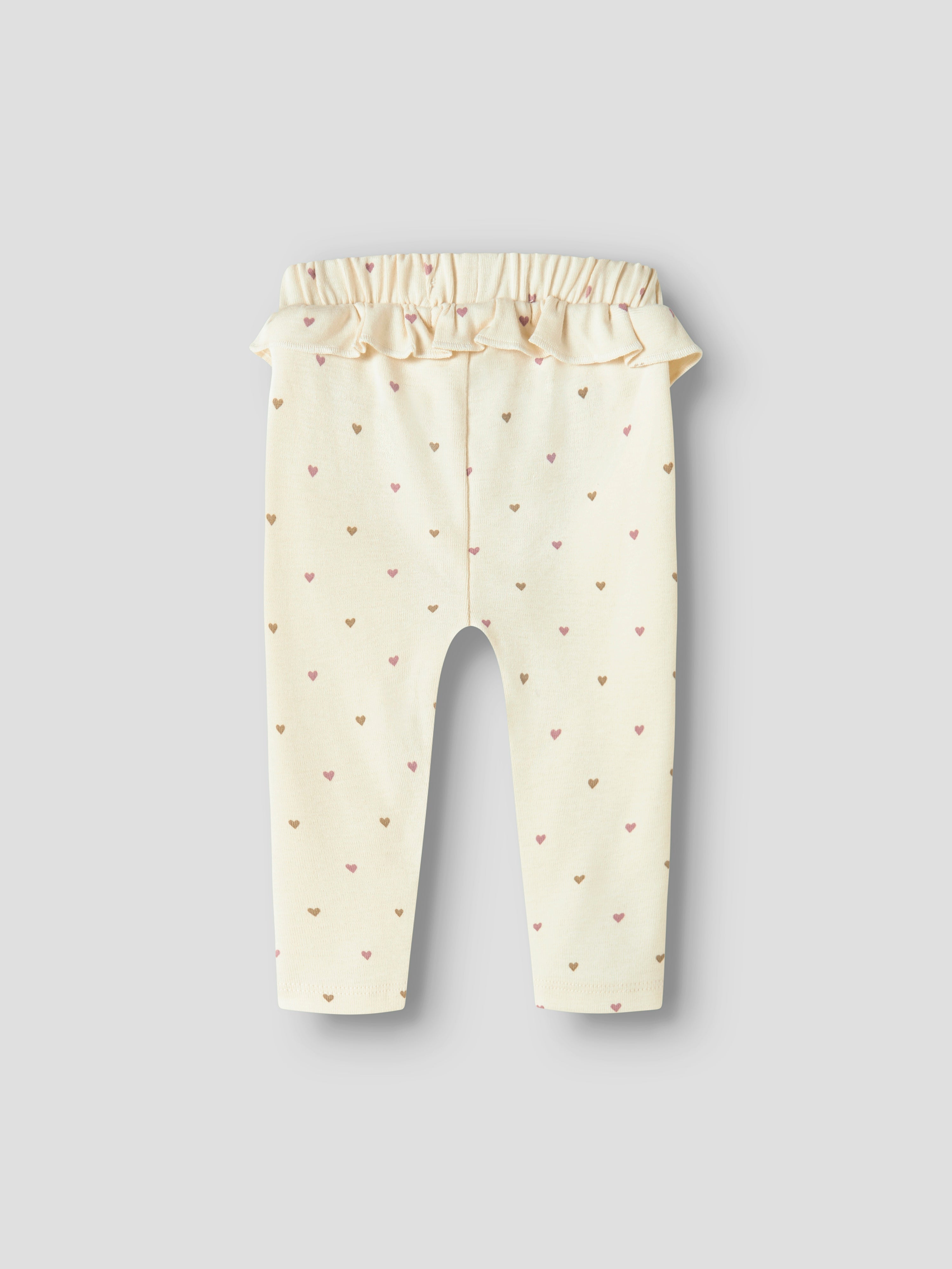 Lil Atelier Lalo Tai Leggings - Turtledove/Heart