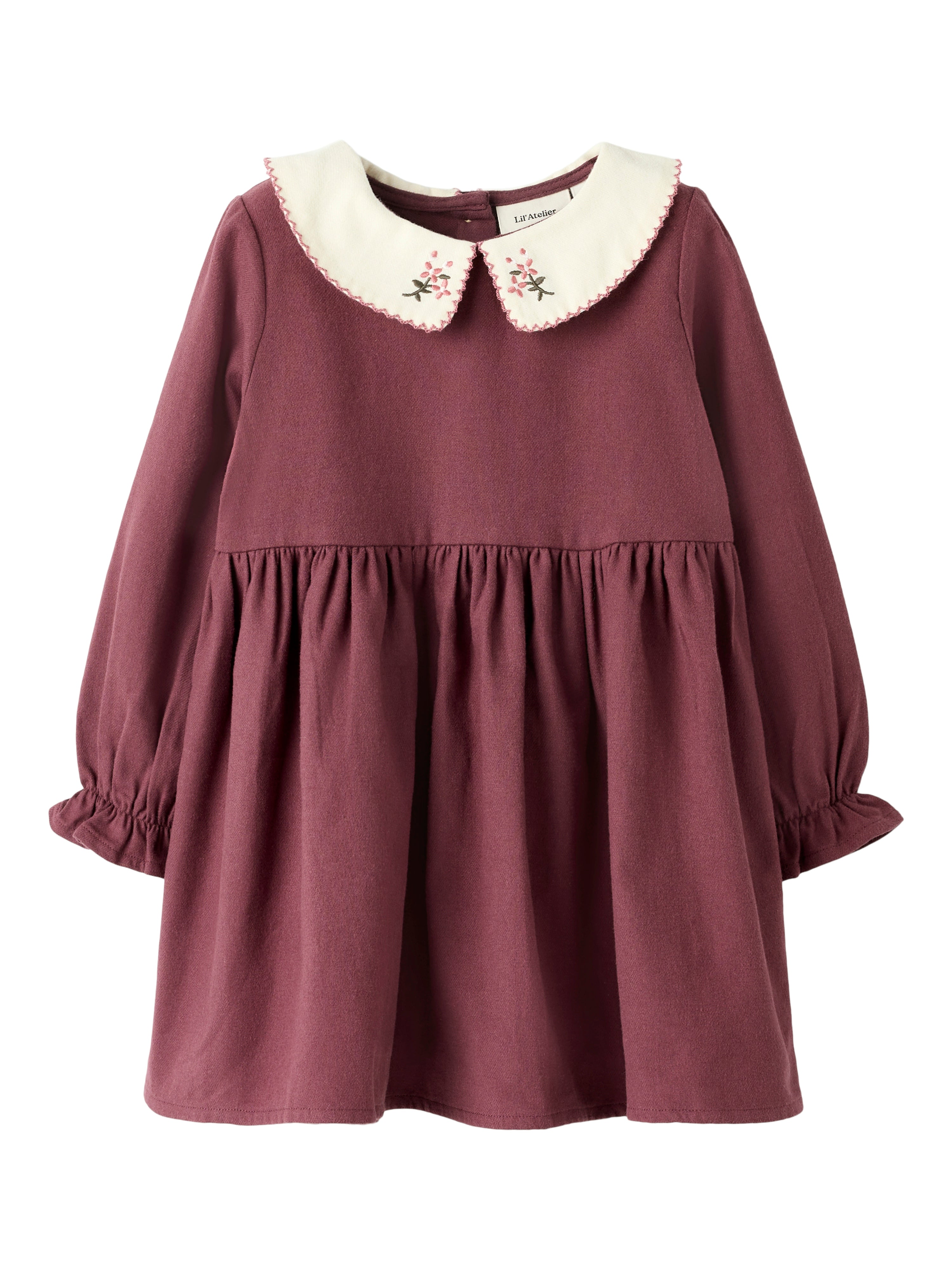 Lil Atelier Rebel LS Dress - Catawba Grape