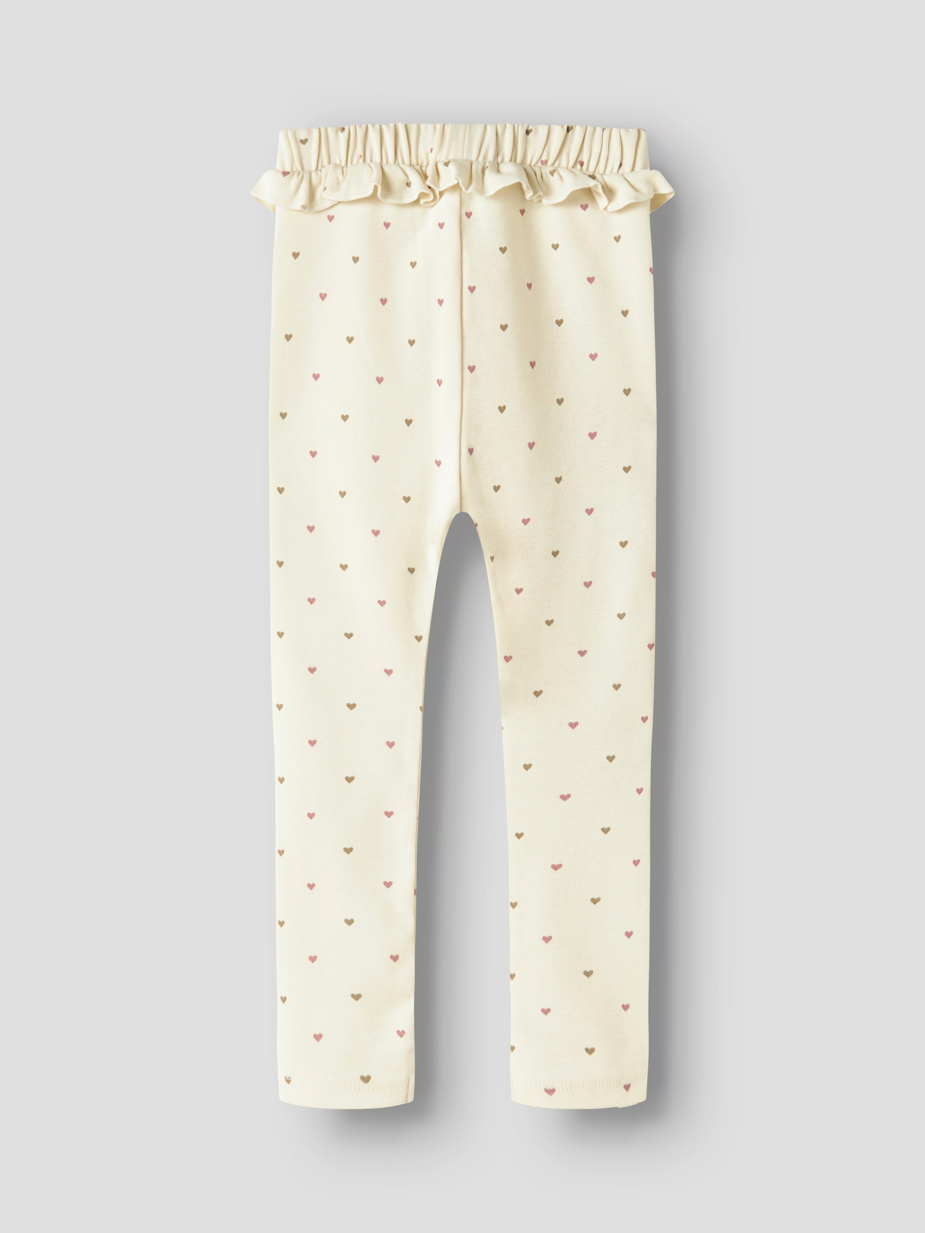 Lil Atelier Lalo Tai Leggings - Turtledove/Heart