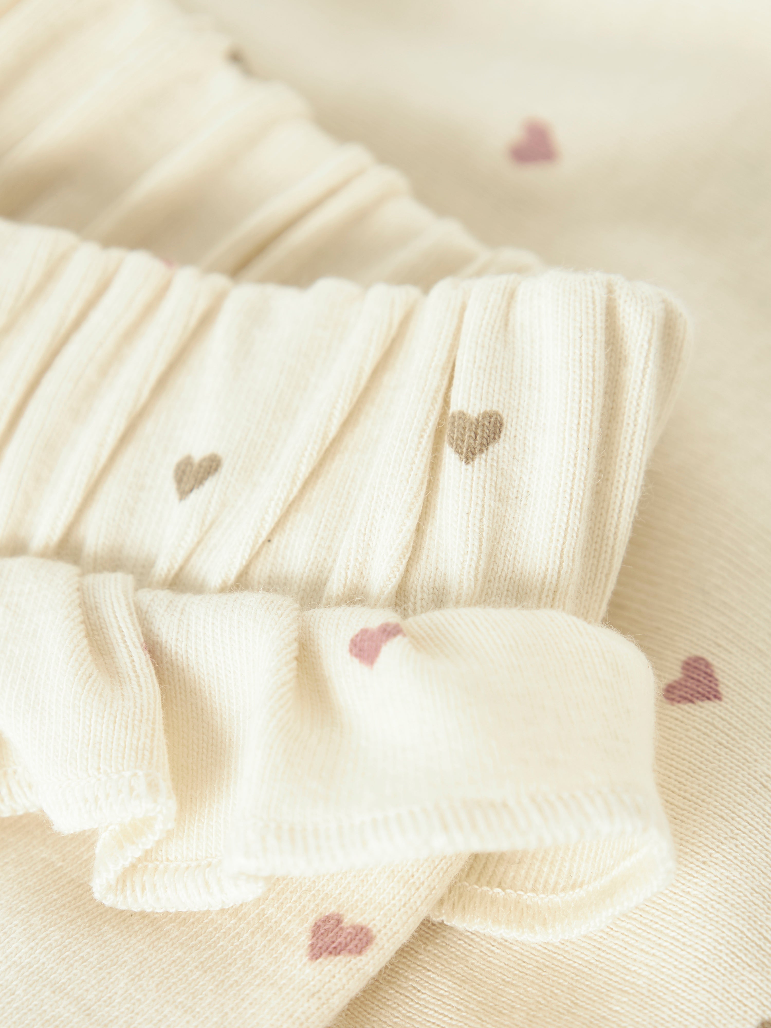 Lil Atelier Lalo Tai Leggings - Turtledove/Heart