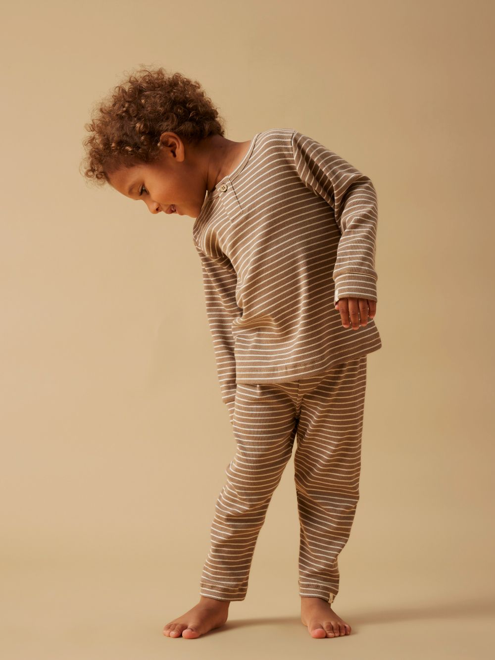 Lil Atelier Gago LS Nightset - Sepia Tint/Turtledove