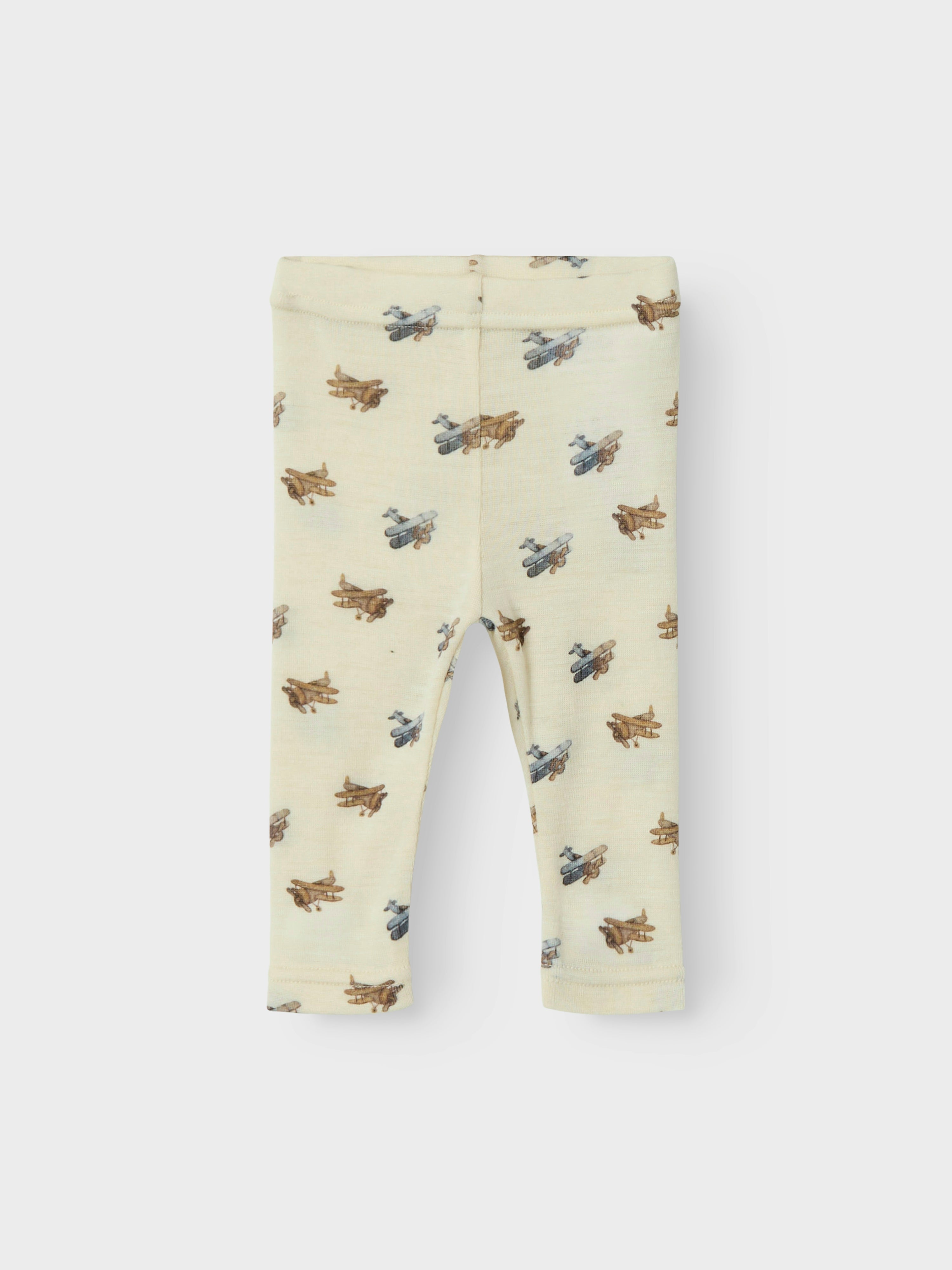 Lil Atelier Nalu Wool Leggings - Turtledove