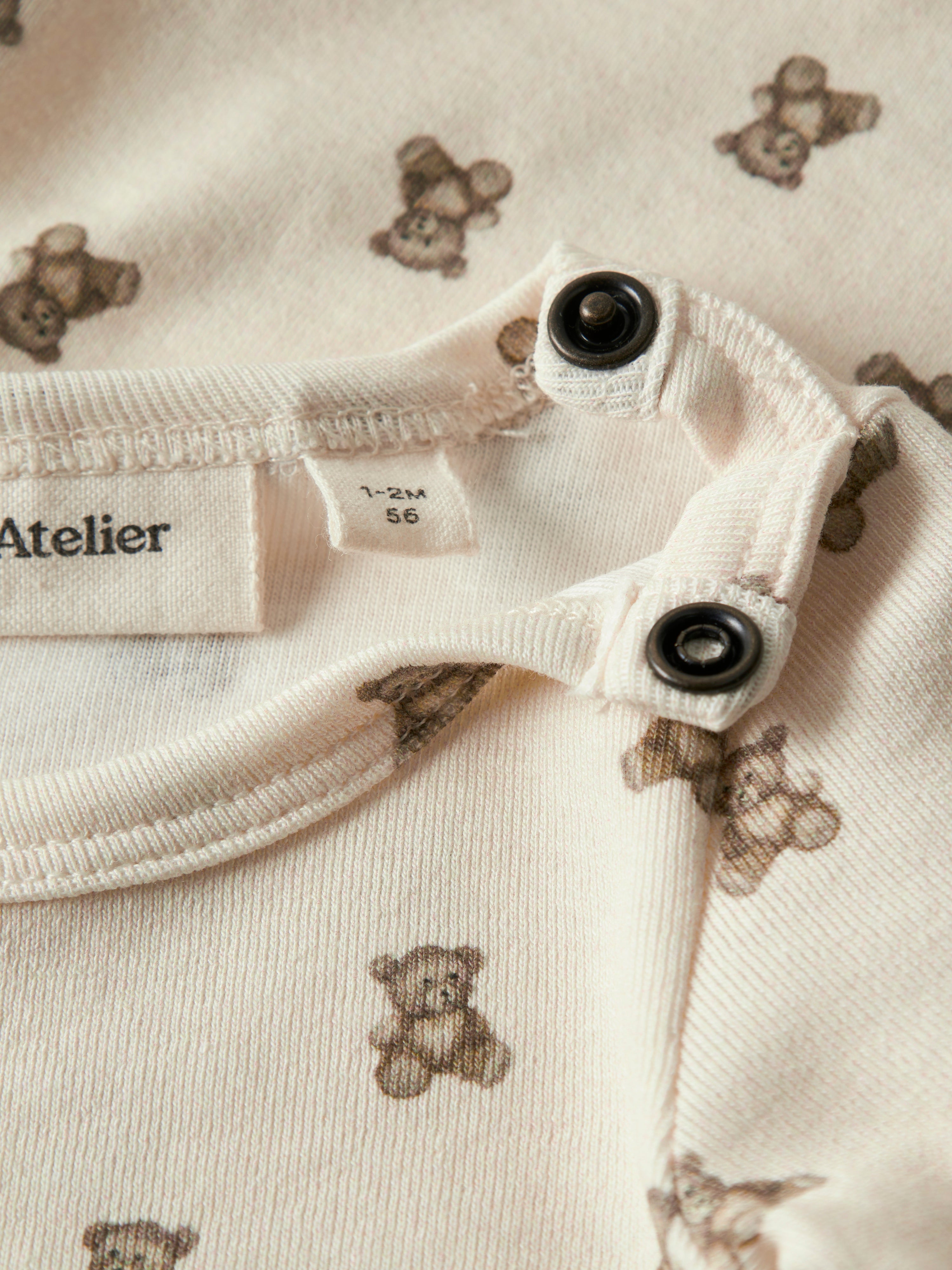 Lil Atelier Gayo Elo Slim body - Turtledove/Teddybear