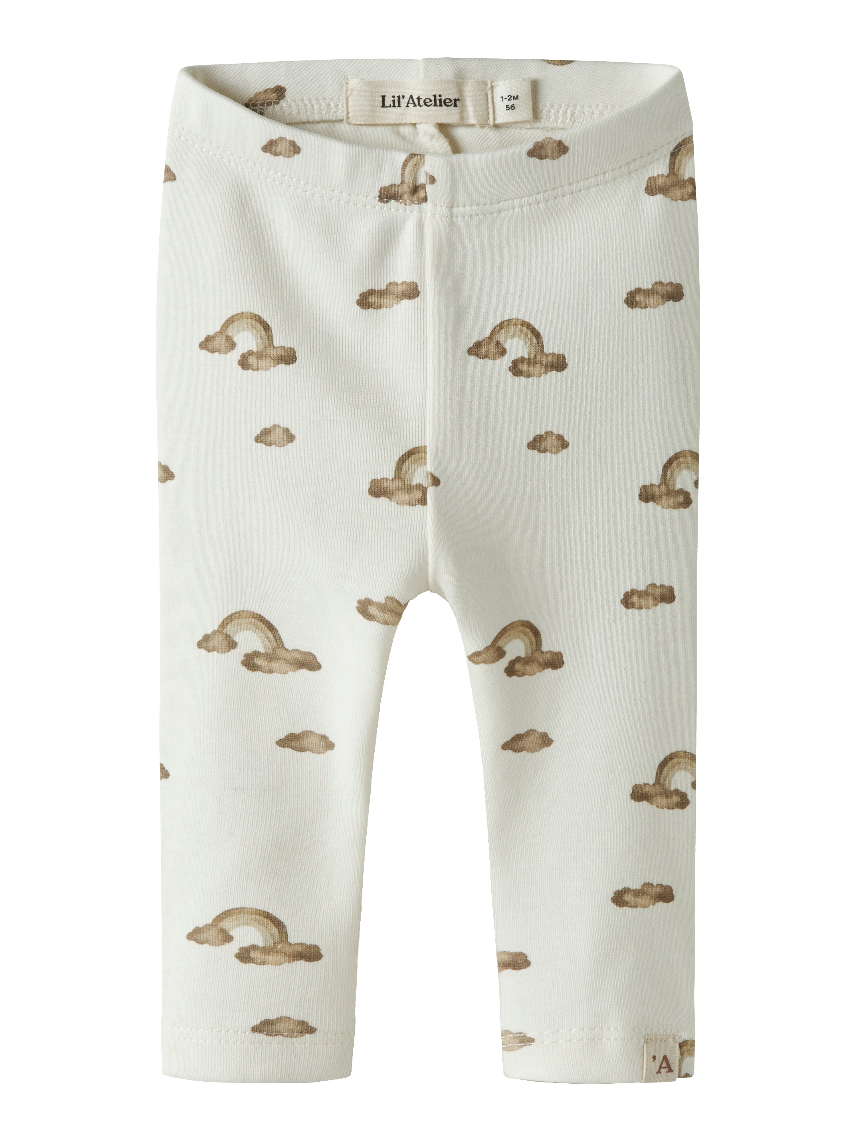 Lil Atelier Layo Kim Leggings - Coconut Milk/Rainbow