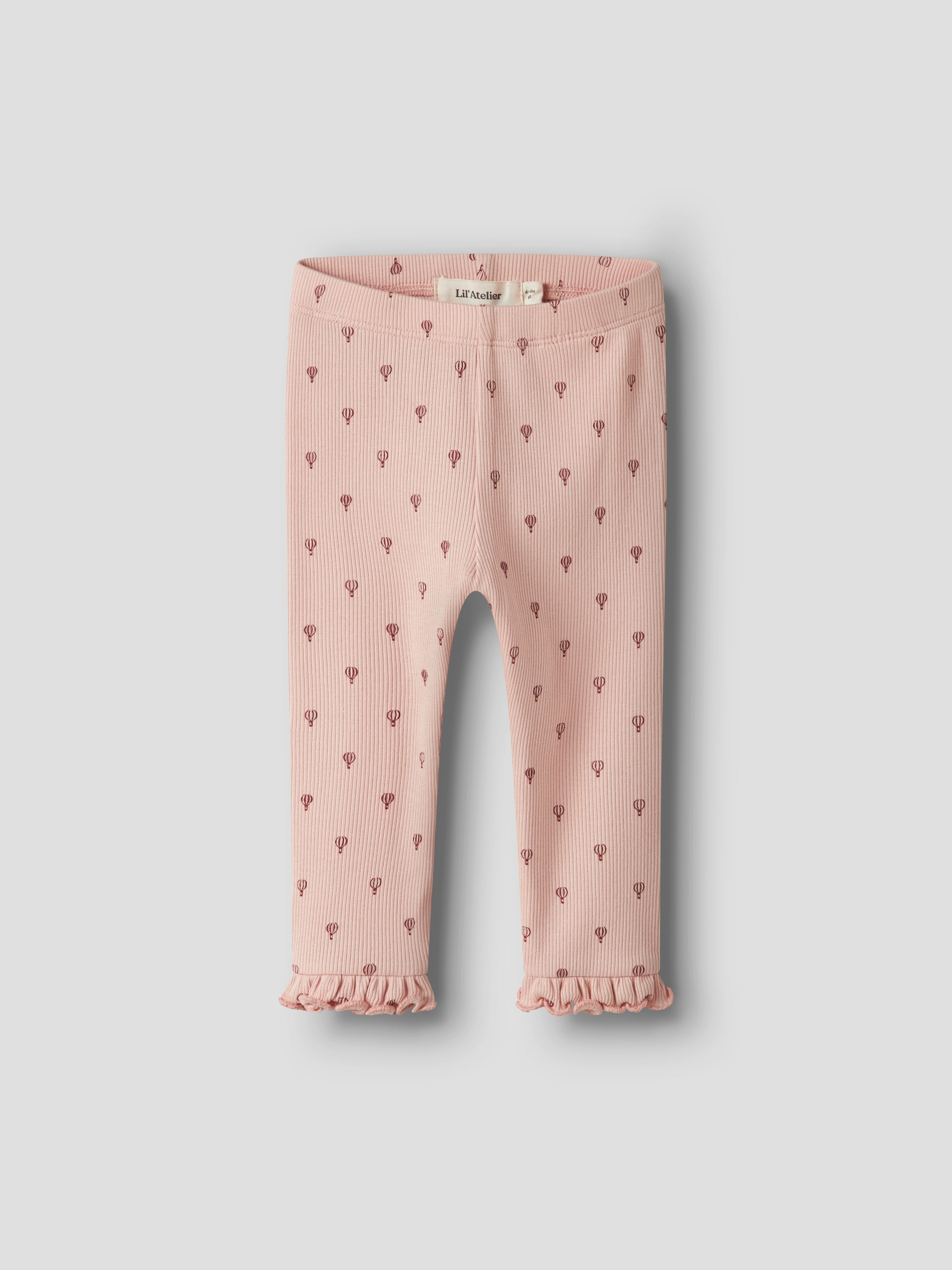 Lil Atelier Gago Kny Slim Leggings - Cameo Rose/Air Balloon