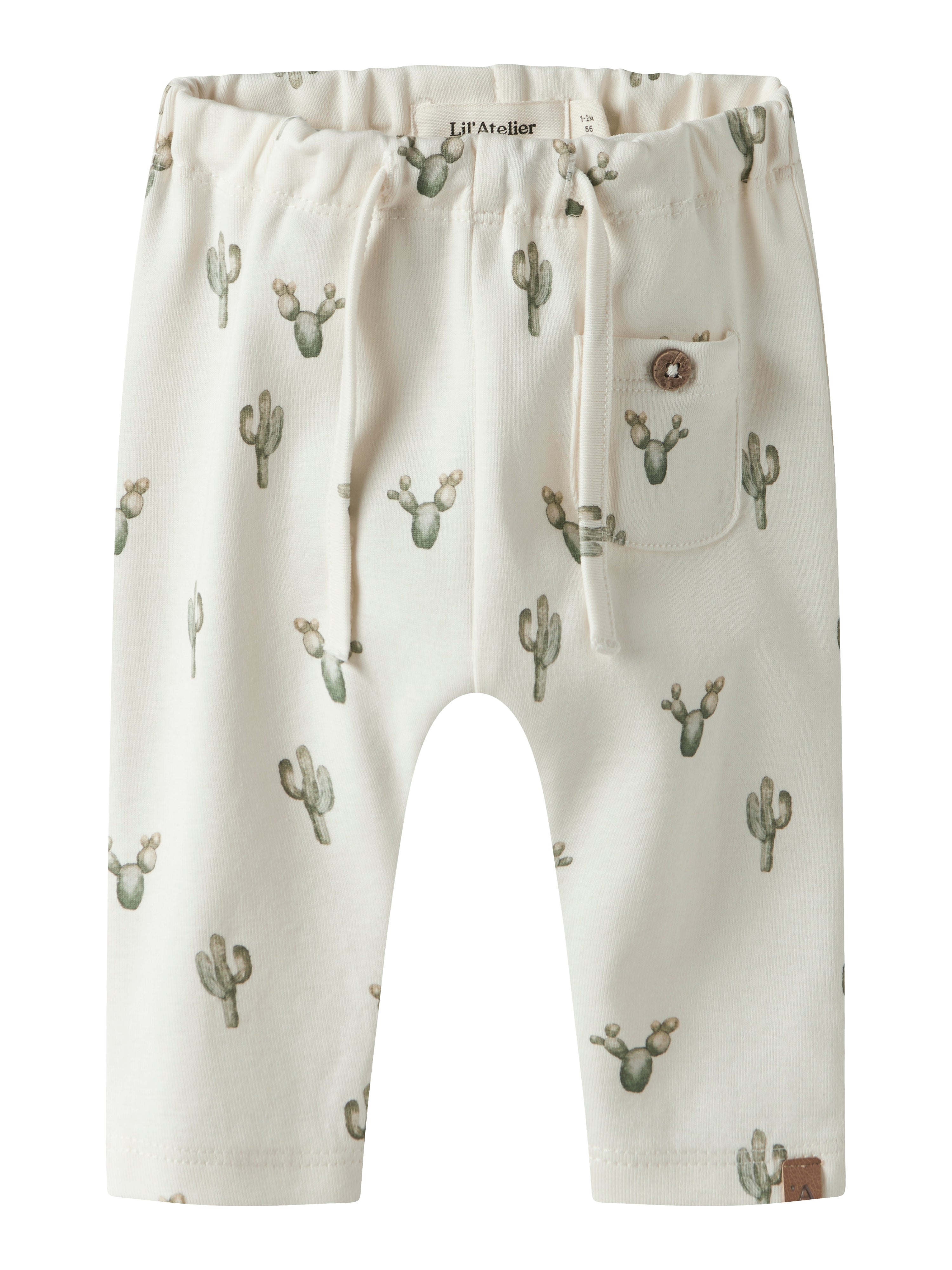 Lil Atelier Layo Sak Loose pants - Coconut Milk/Cactus