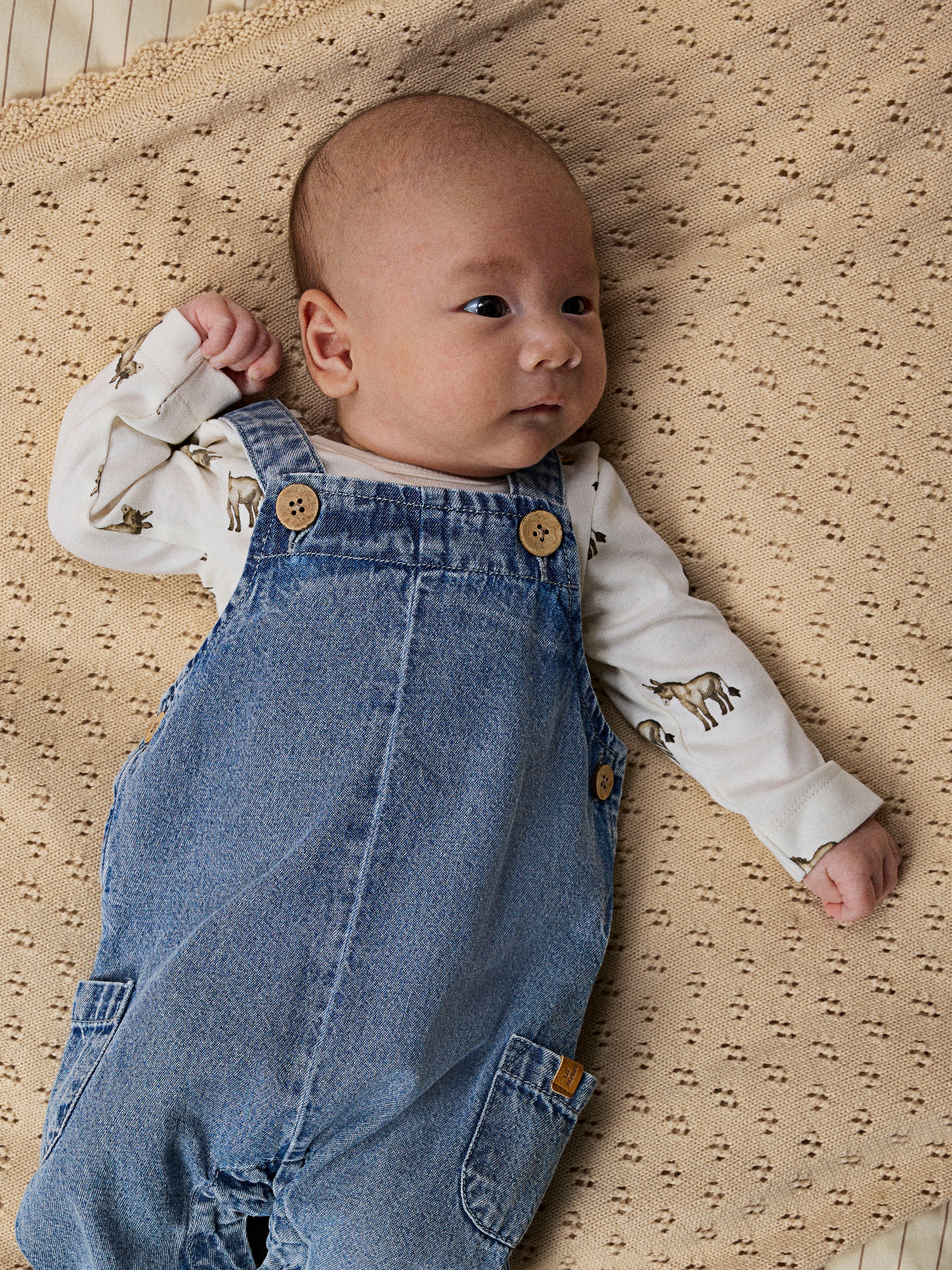 Lil Atelier Layo Sev LS Slim Body - Coconut Milk/Donky