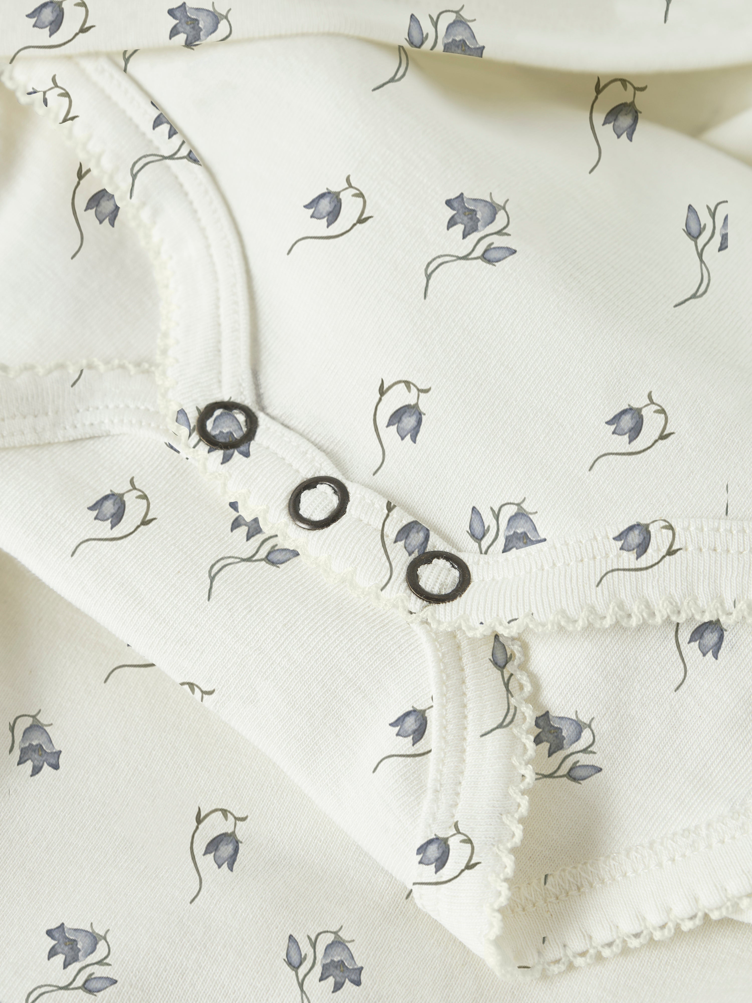 Lil Atelier Gayo Sum LS Body Dress - Coconut Milk/Bell Flower