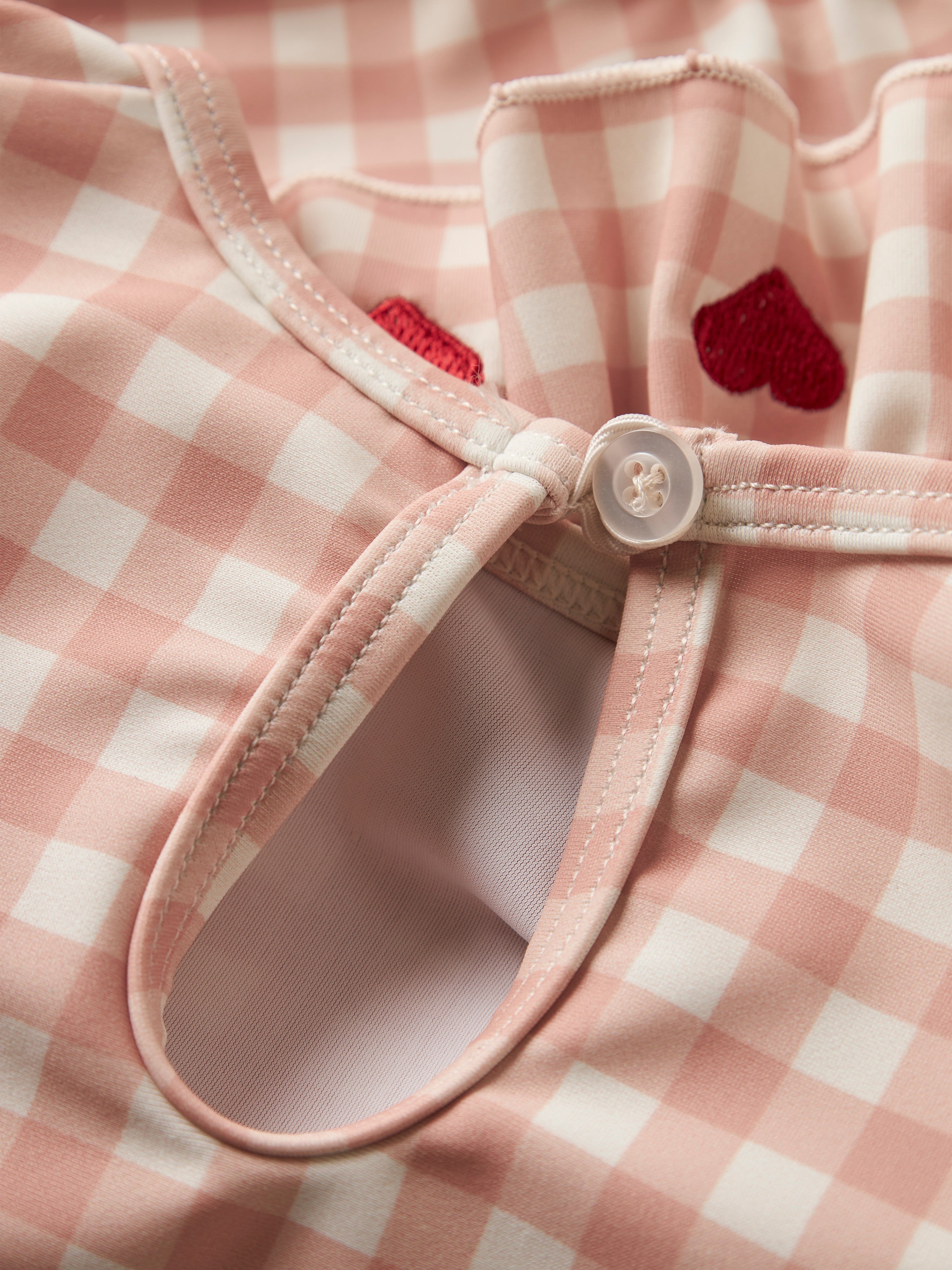 Lil Atelier Finley LS Swimsuit - Misty Rose