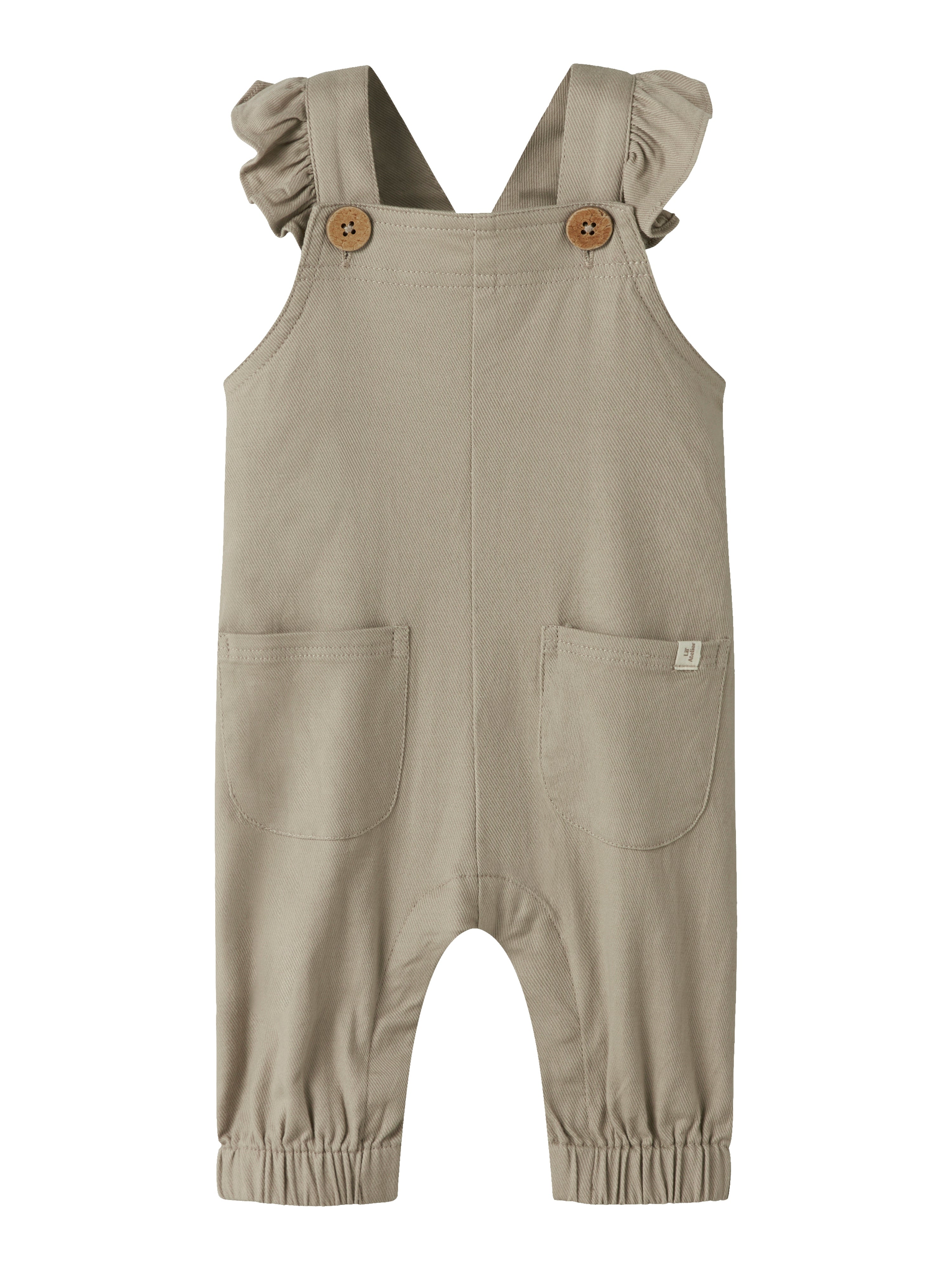 Lil Atelier Doreen Loose Twill Overall - Oxford Tan