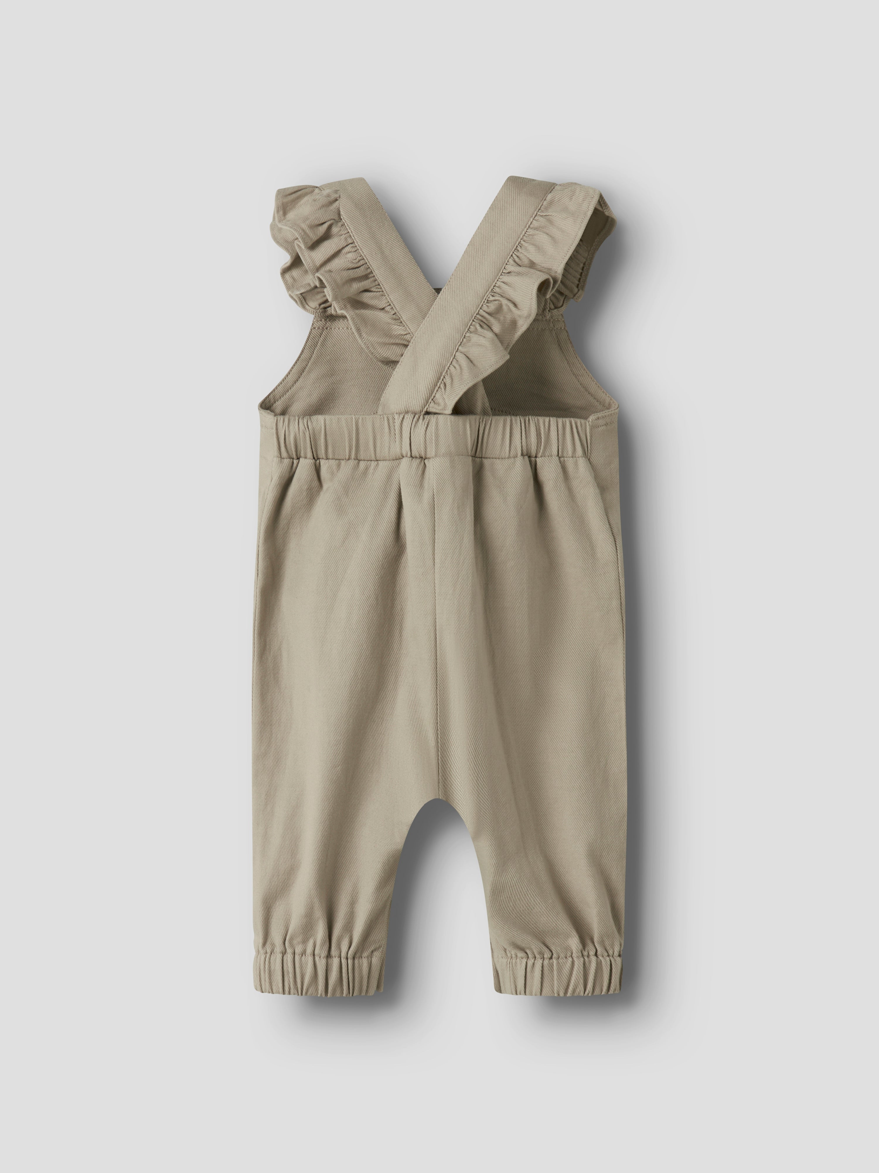 Lil Atelier Doreen Loose Twill Overall - Oxford Tan