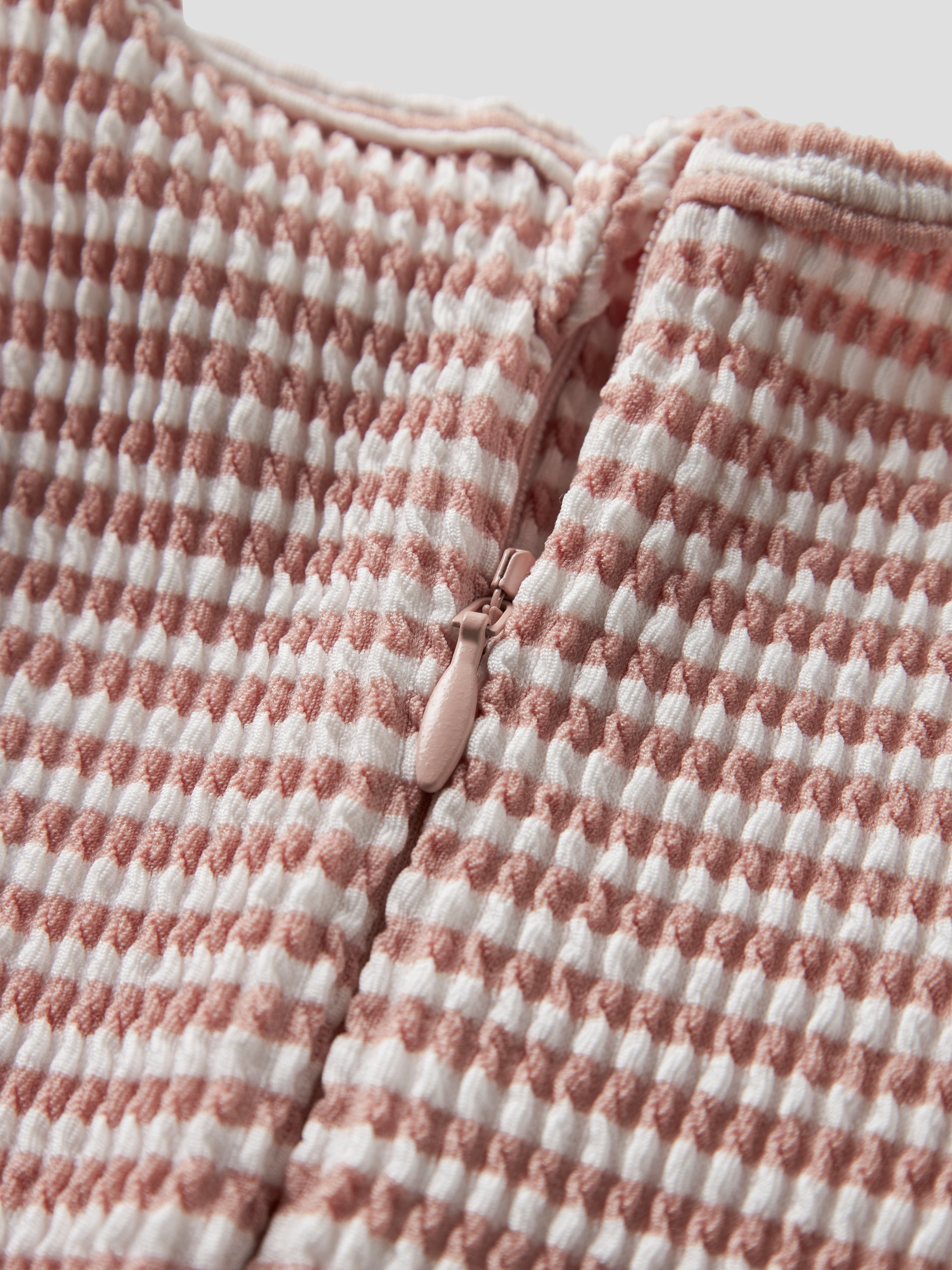 Lil Atelier Fredo LS UV Swimsuit - Misty Rose