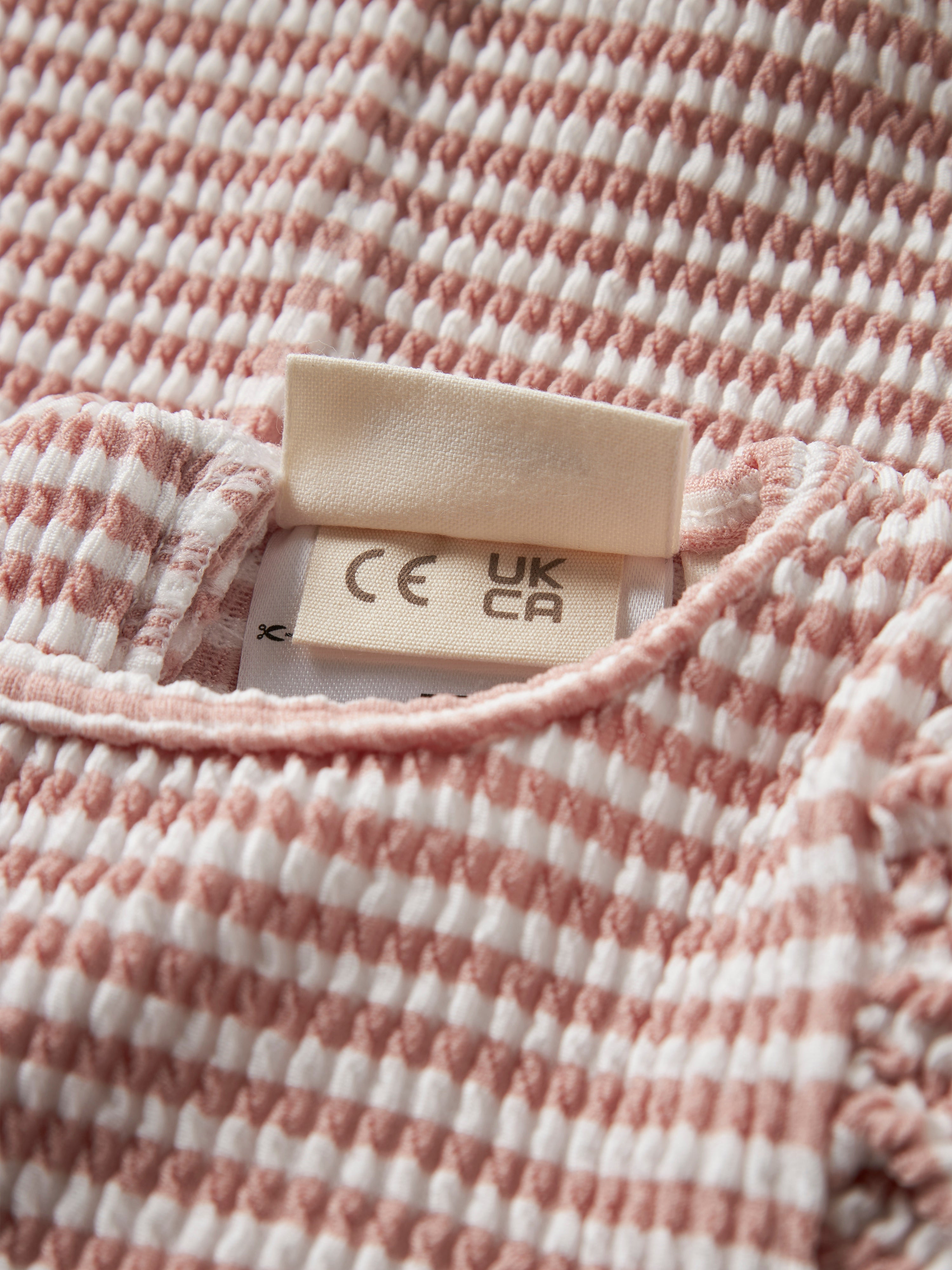 Lil Atelier Fredo LS UV Swimsuit - Misty Rose