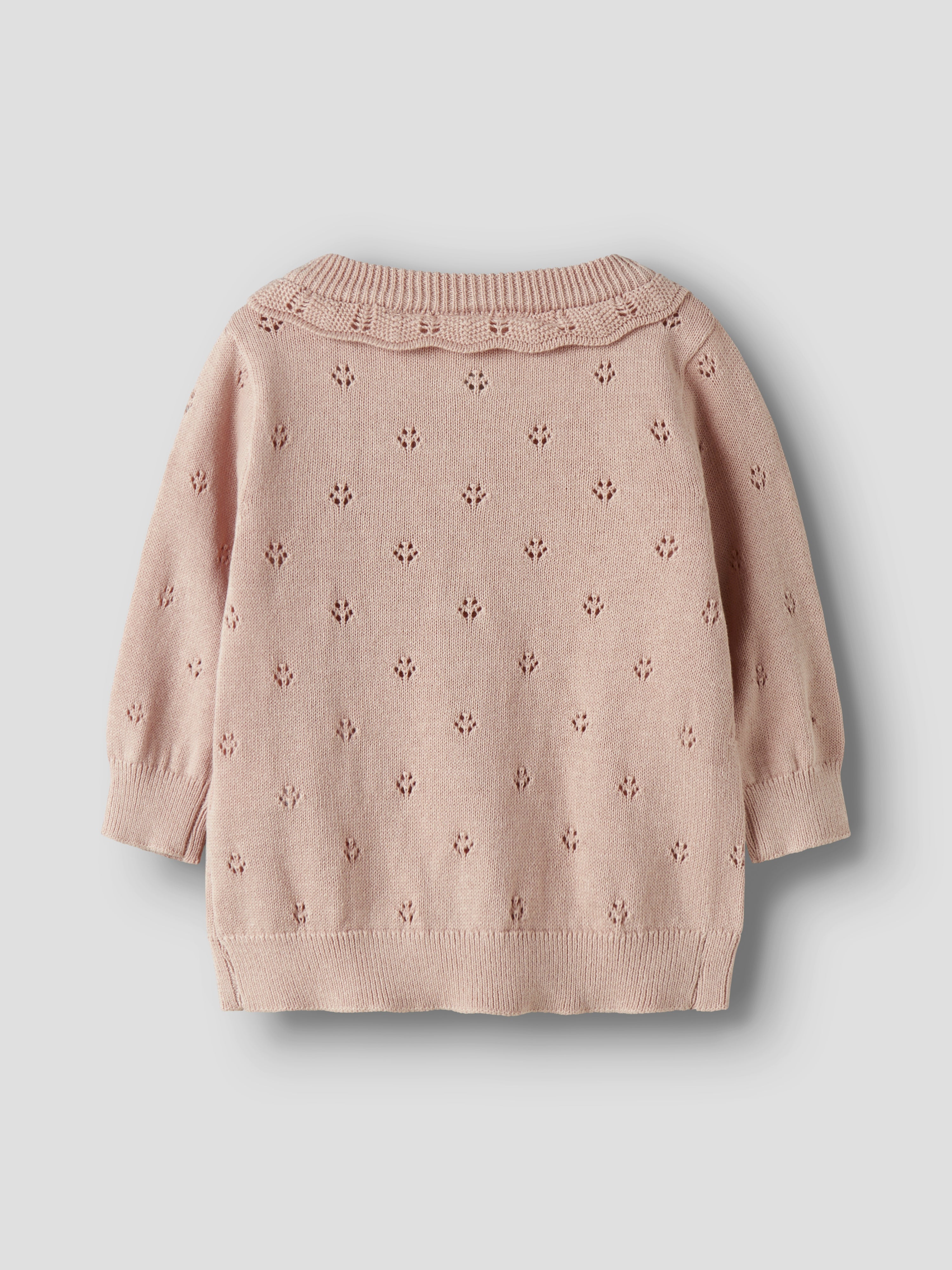 Lil Atelier Dorina LS Knit Cardigan - Peach Whip