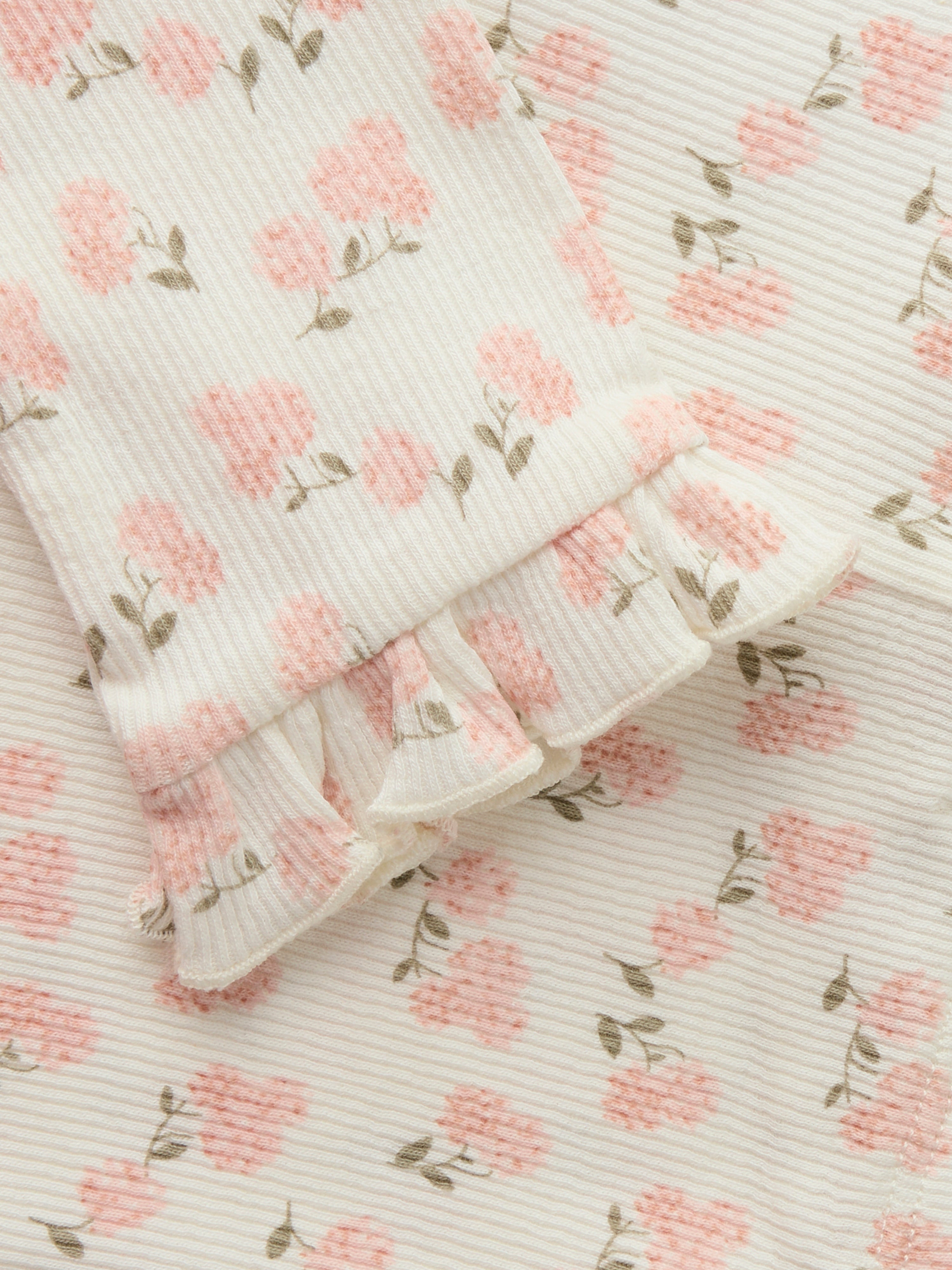 Lil Atelier Gago Kny Slim Leggings - Coconut Milk/Hydrangea