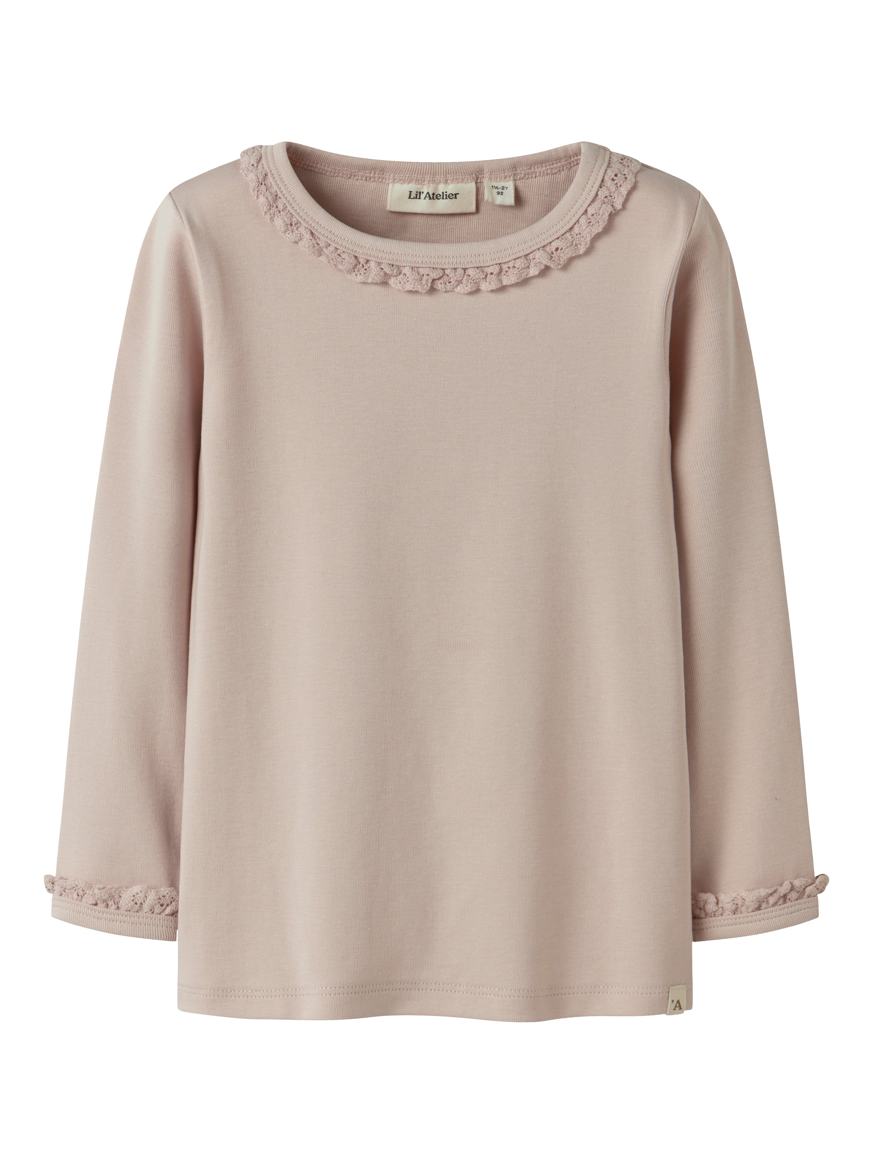 Lil Atelier Layo Sup Slim Top - Peach Whip