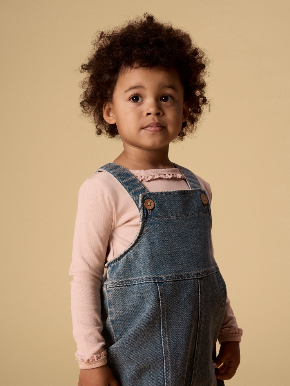 Lil Atelier Layo Sup Slim Top - Peach Whip