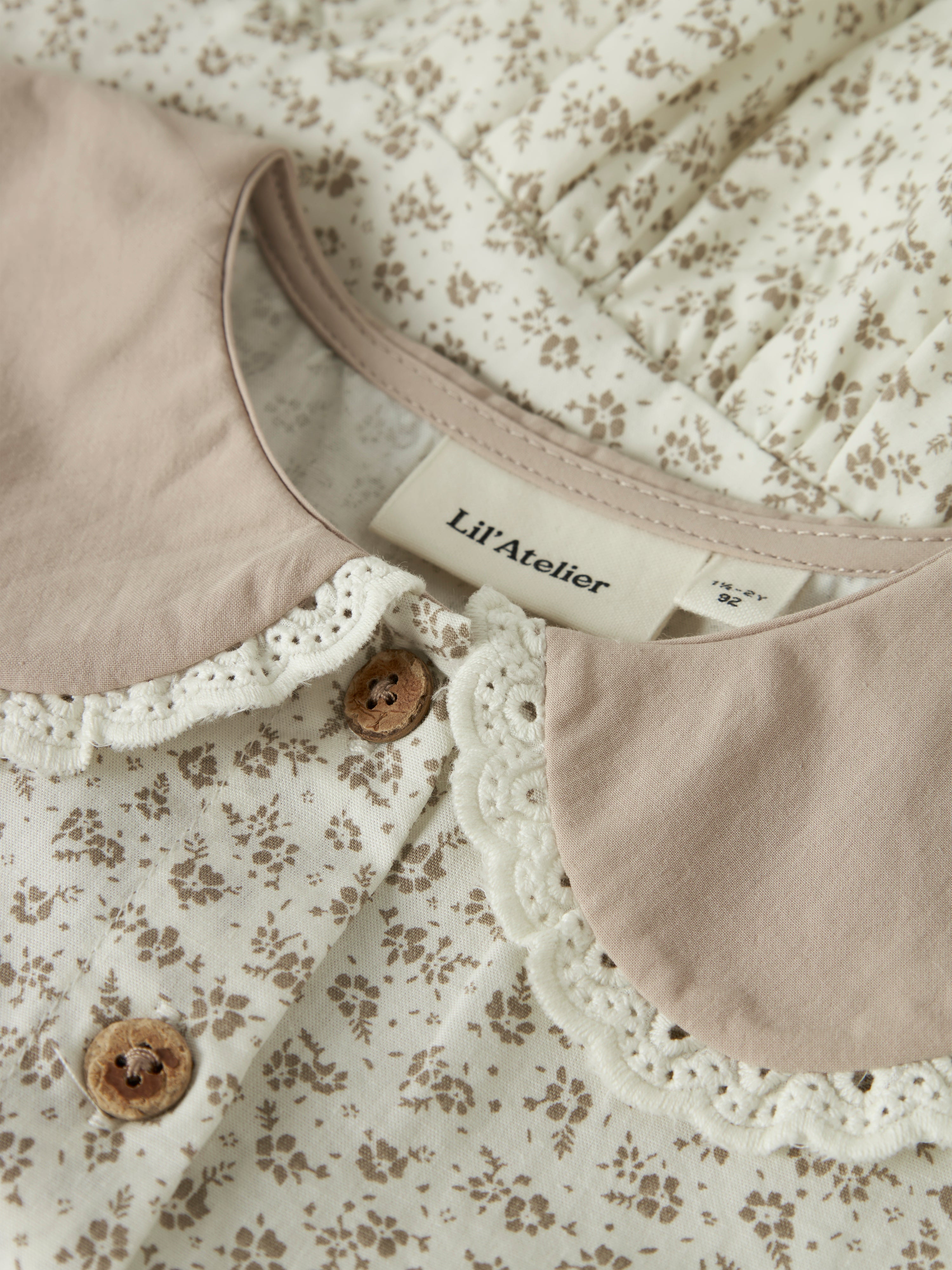 Lil Atelier Fjola SS Loose Shirt - Coconut Milk