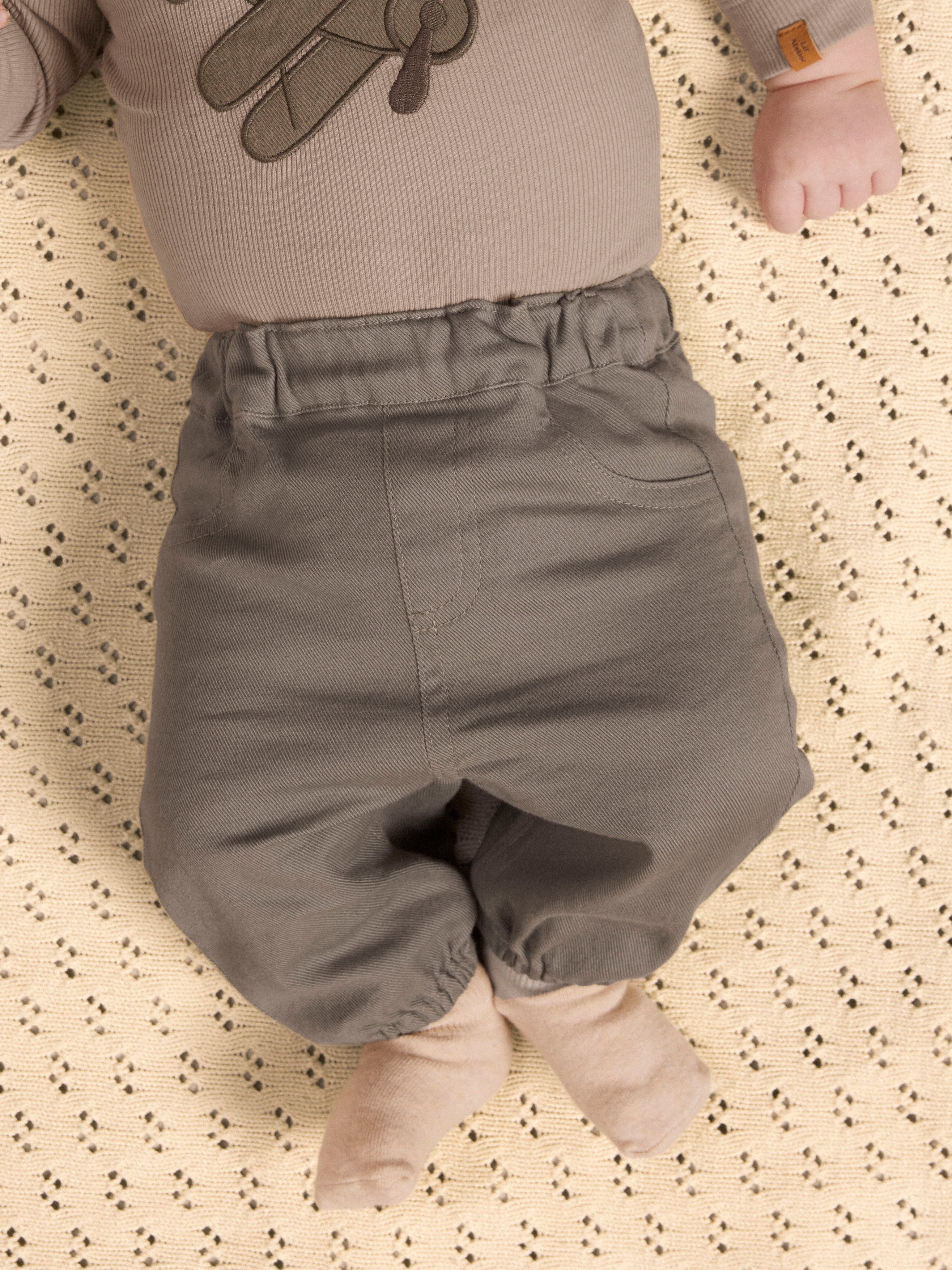 Lil Atelier Doreen Loose Twill Pants - Overland Trek