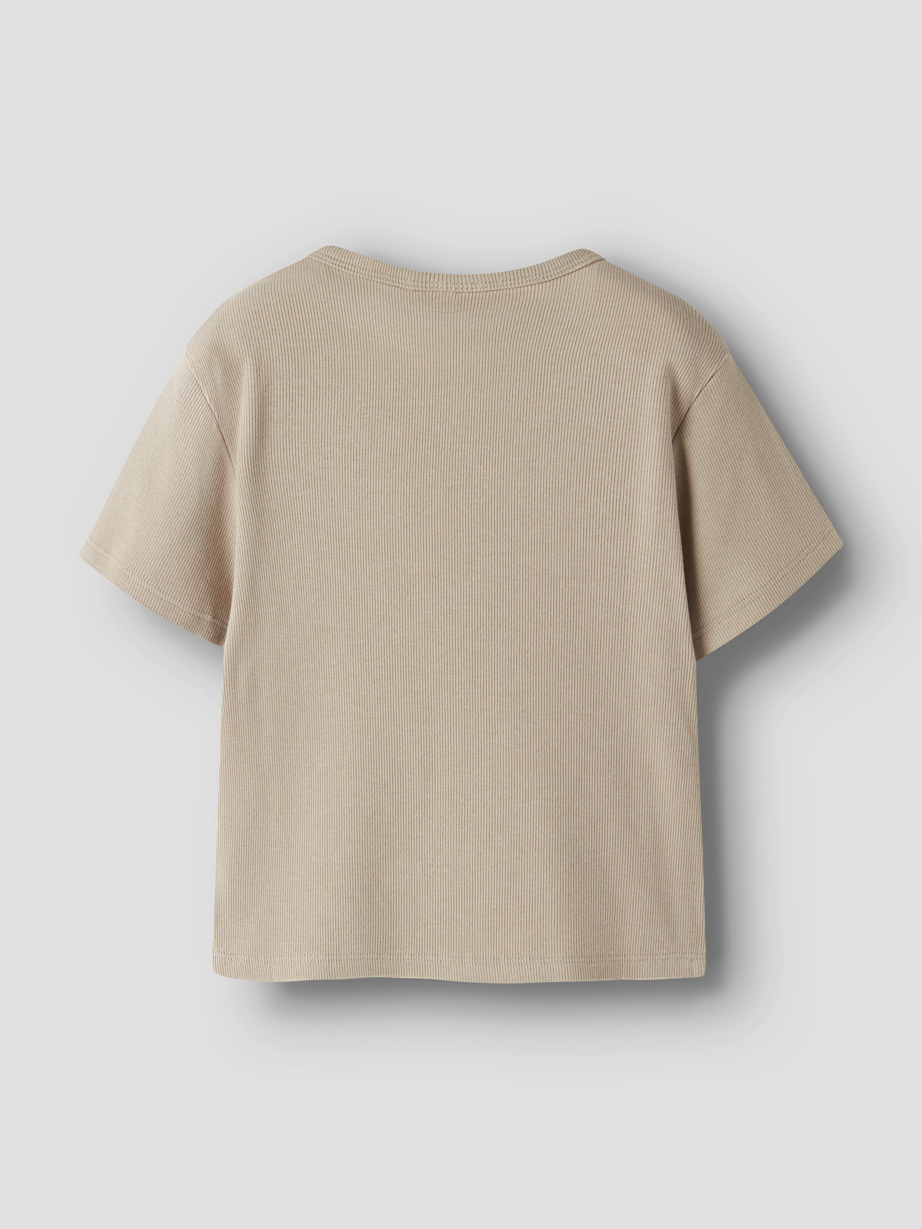 Lil Atelier Halli His SS Loose Top - Oxford Tan