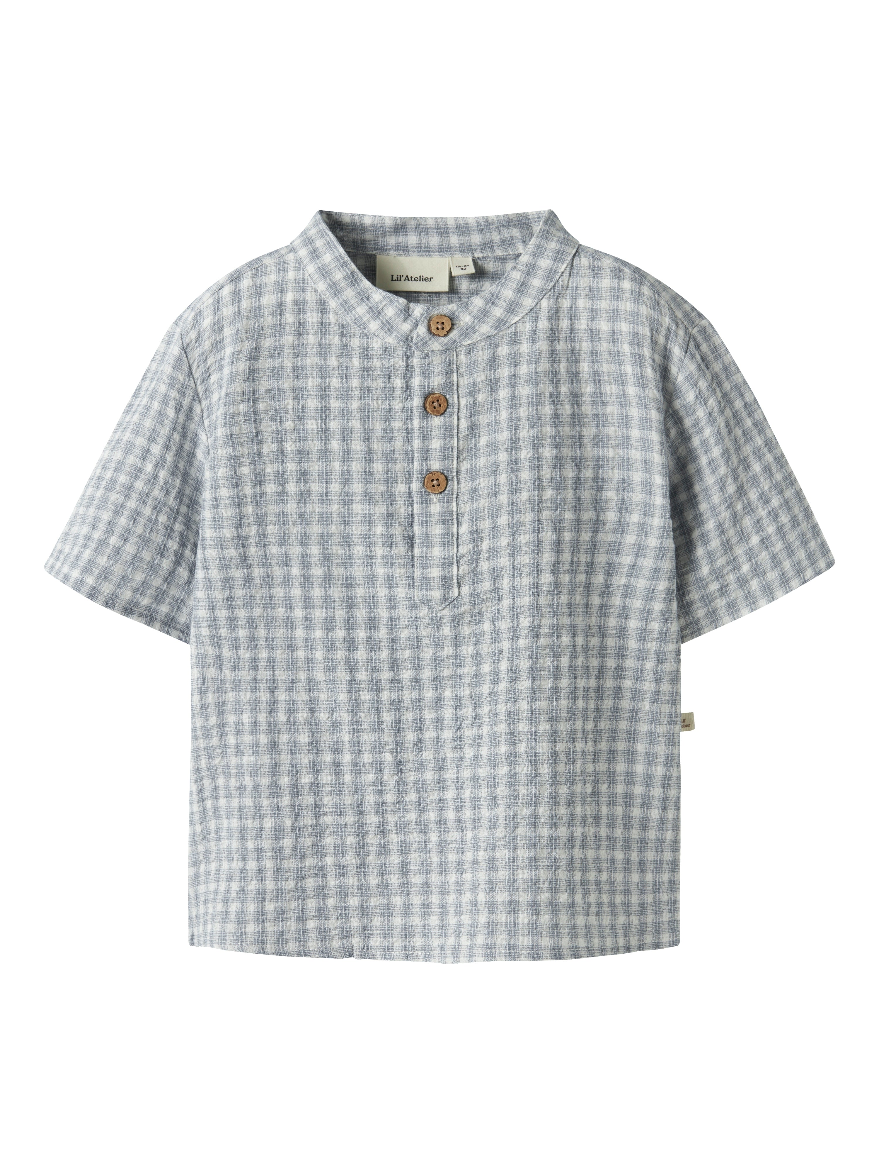 Lil Atelier Frey SS Loose Shirt - Coconut Milk
