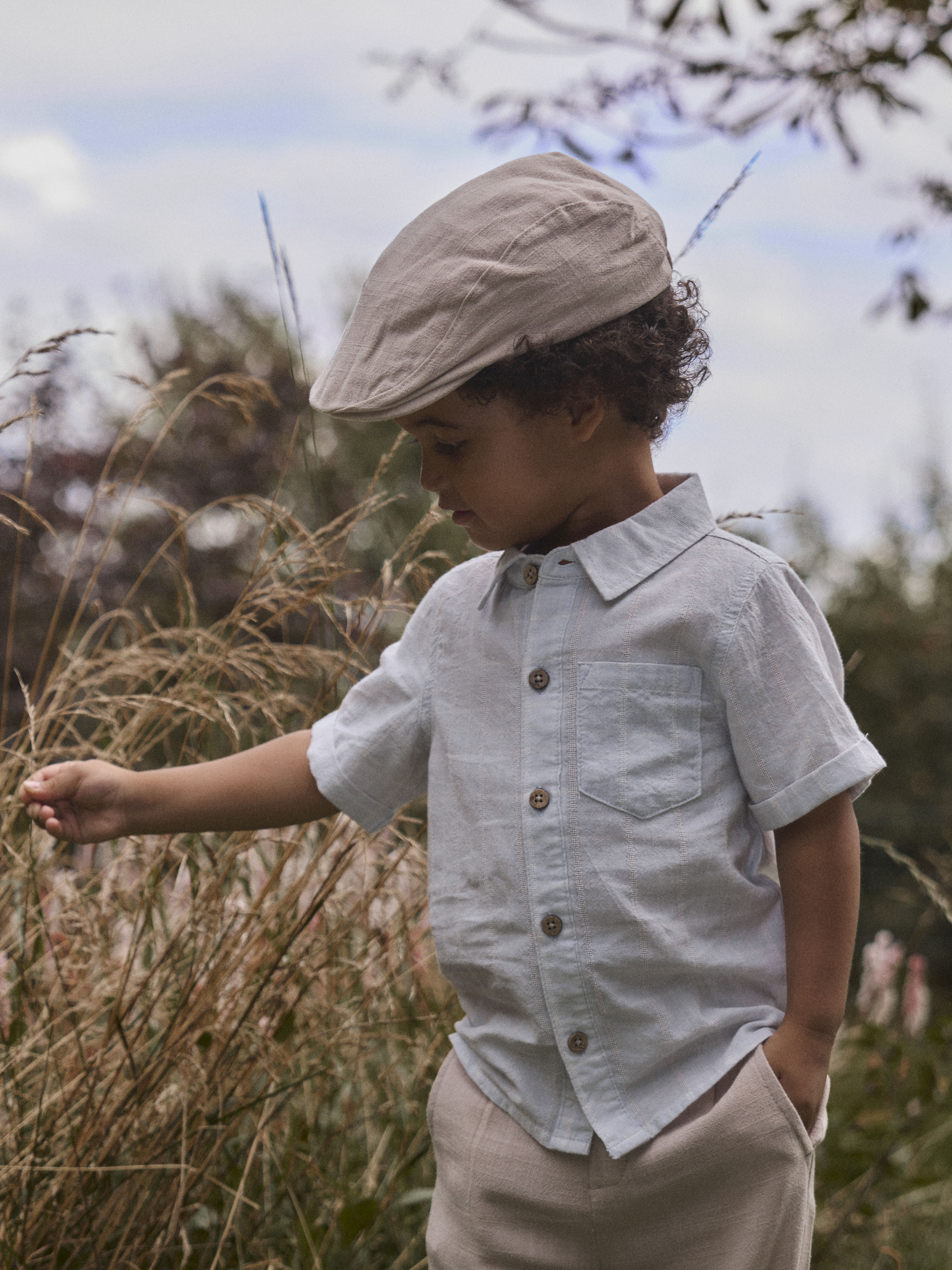 Lil Atelier Florentin SS Shirt - Gray Dawn
