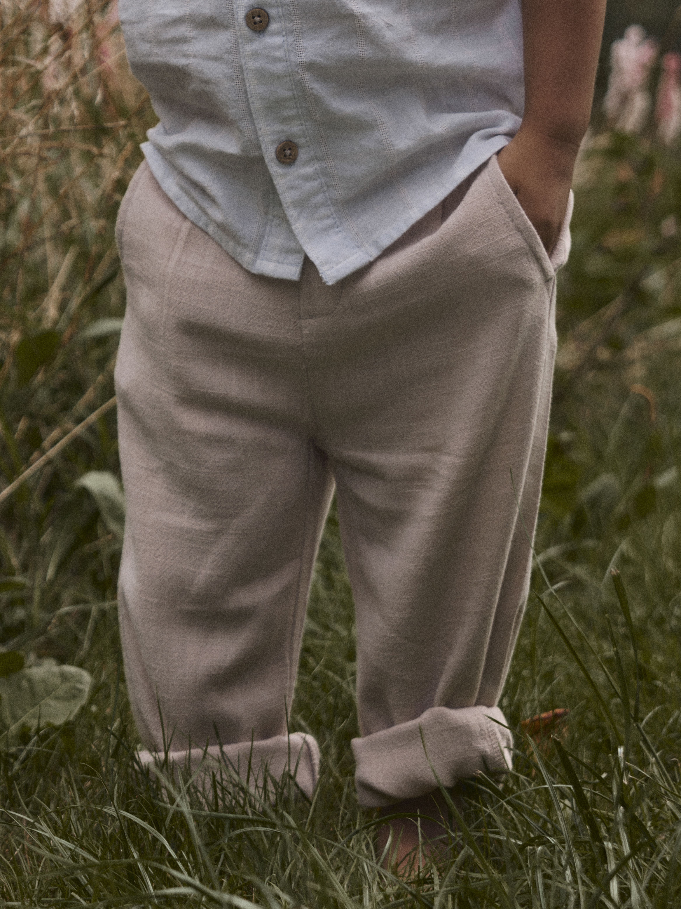 Lil Atelier Freddie Pants - Feather Gray