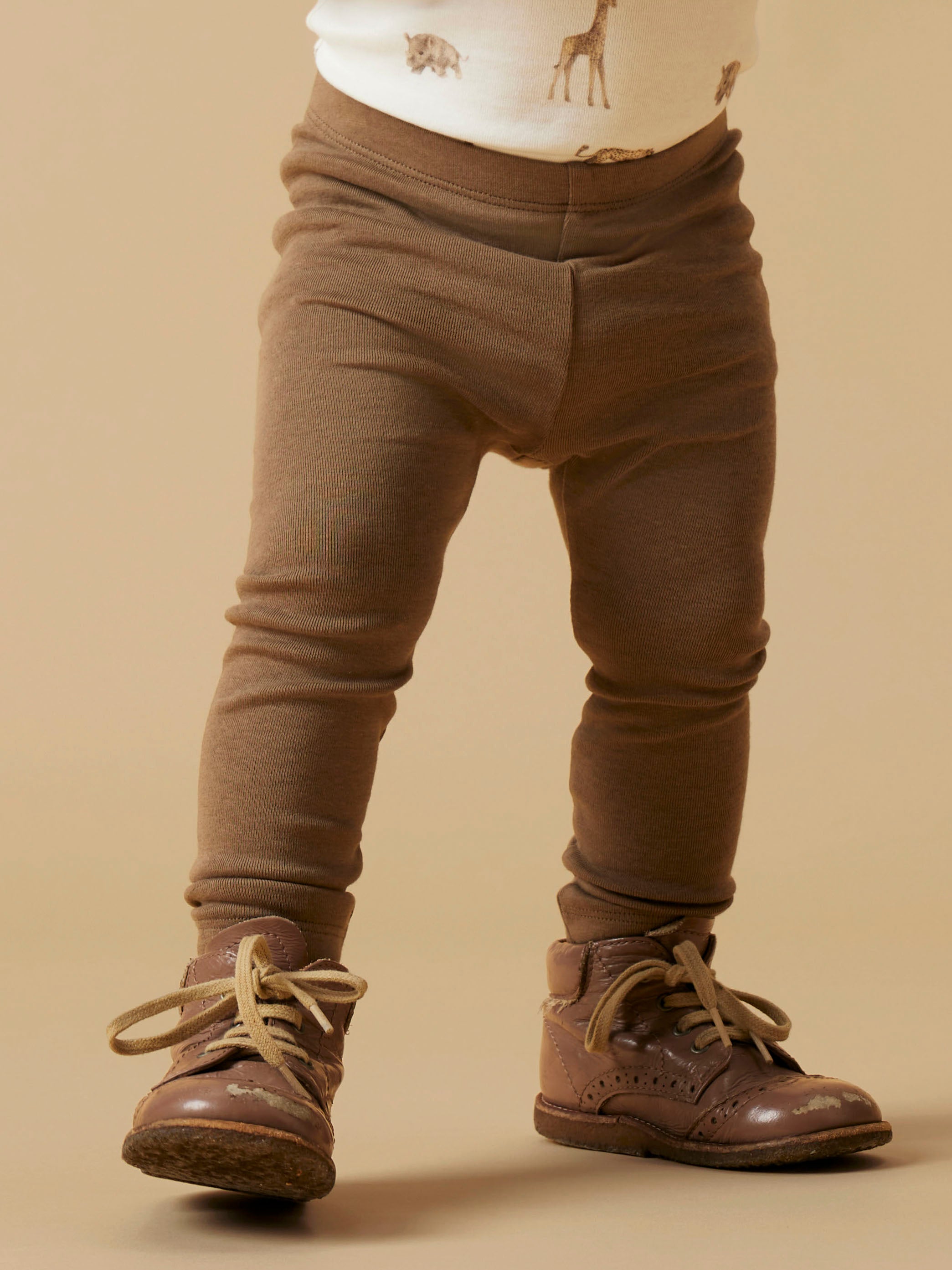 Lil Atelier Gayo Slim Leggings - Shitake