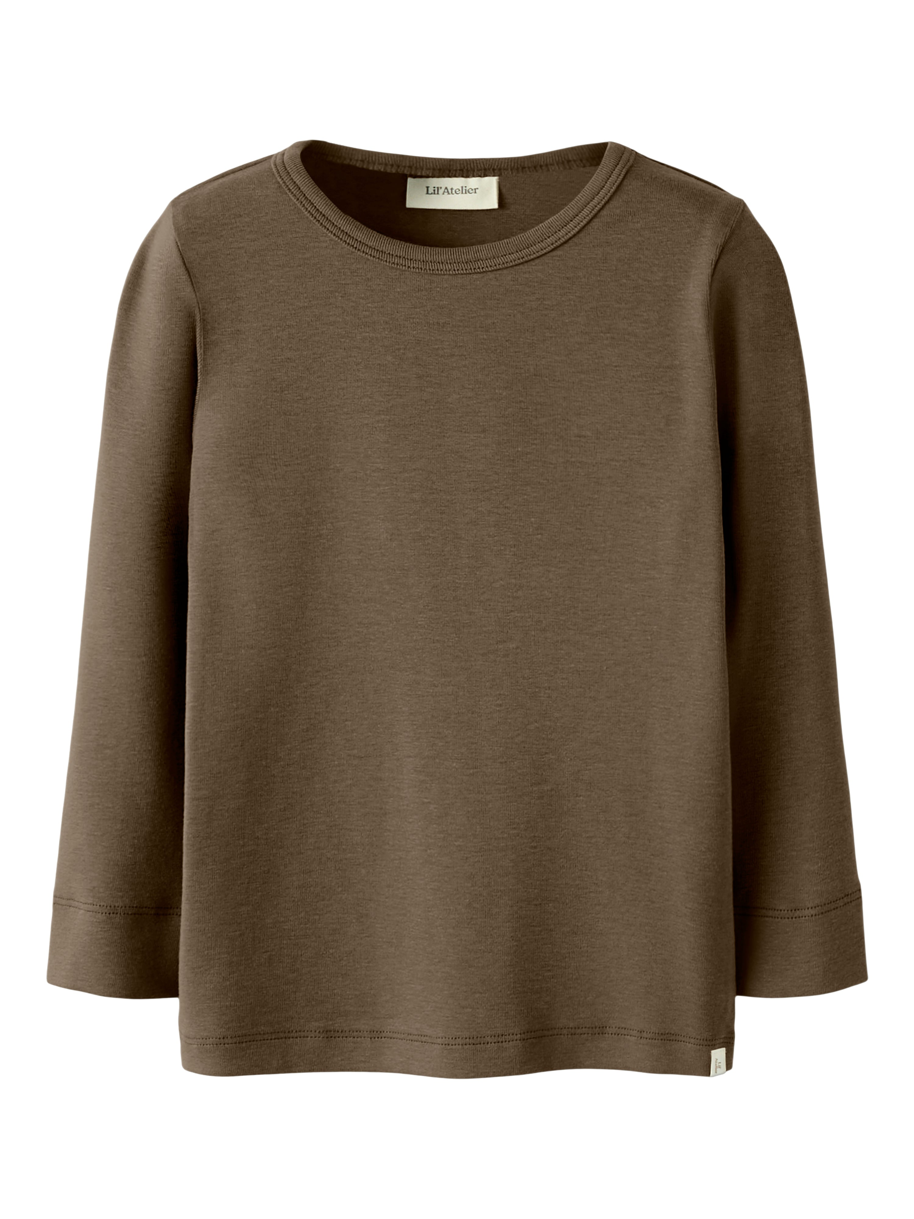 Lil Atelier Gayo LS Slim Top - Shitake