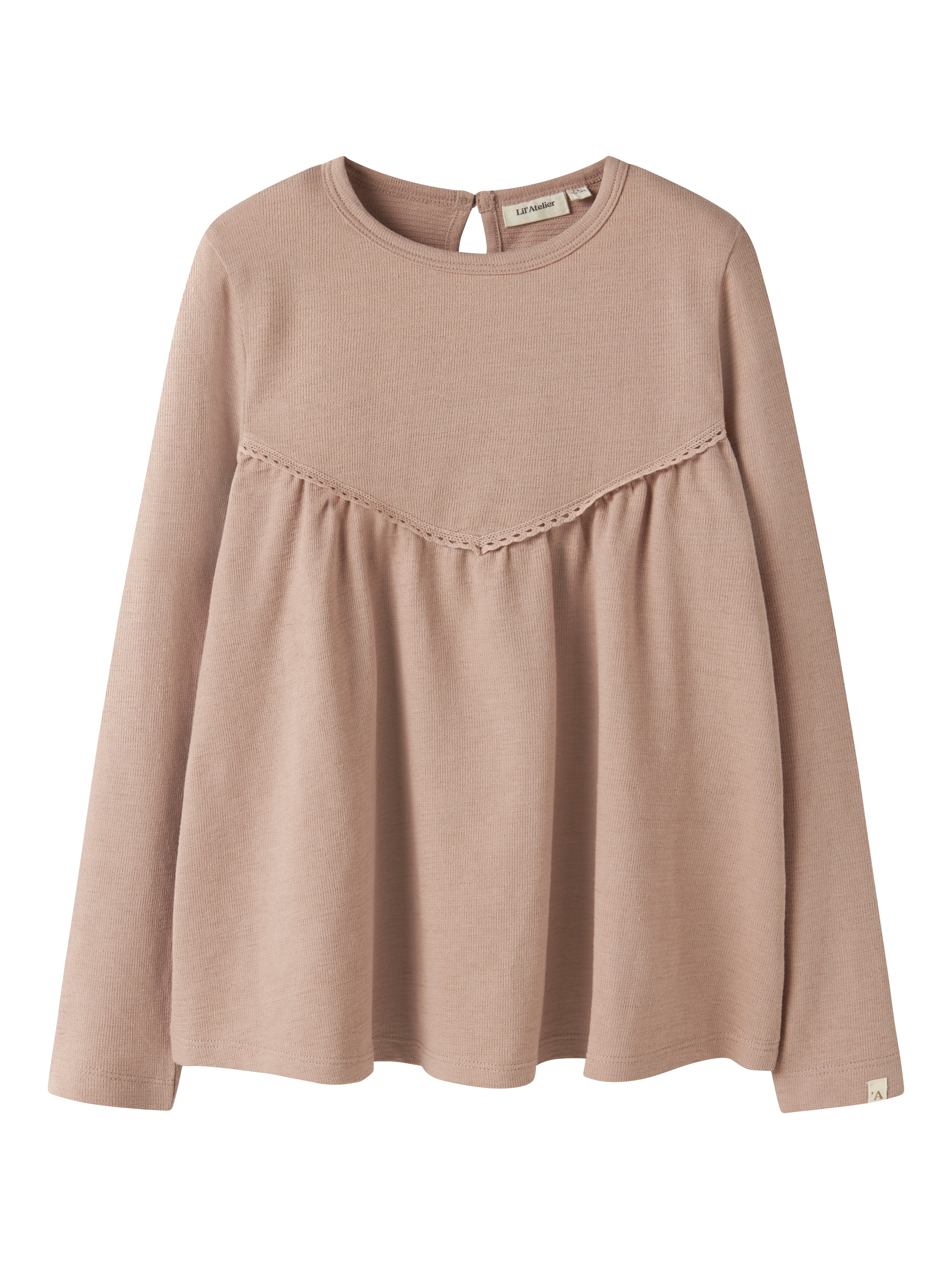 Lil Atelier Berry Loose Top - Roebuck