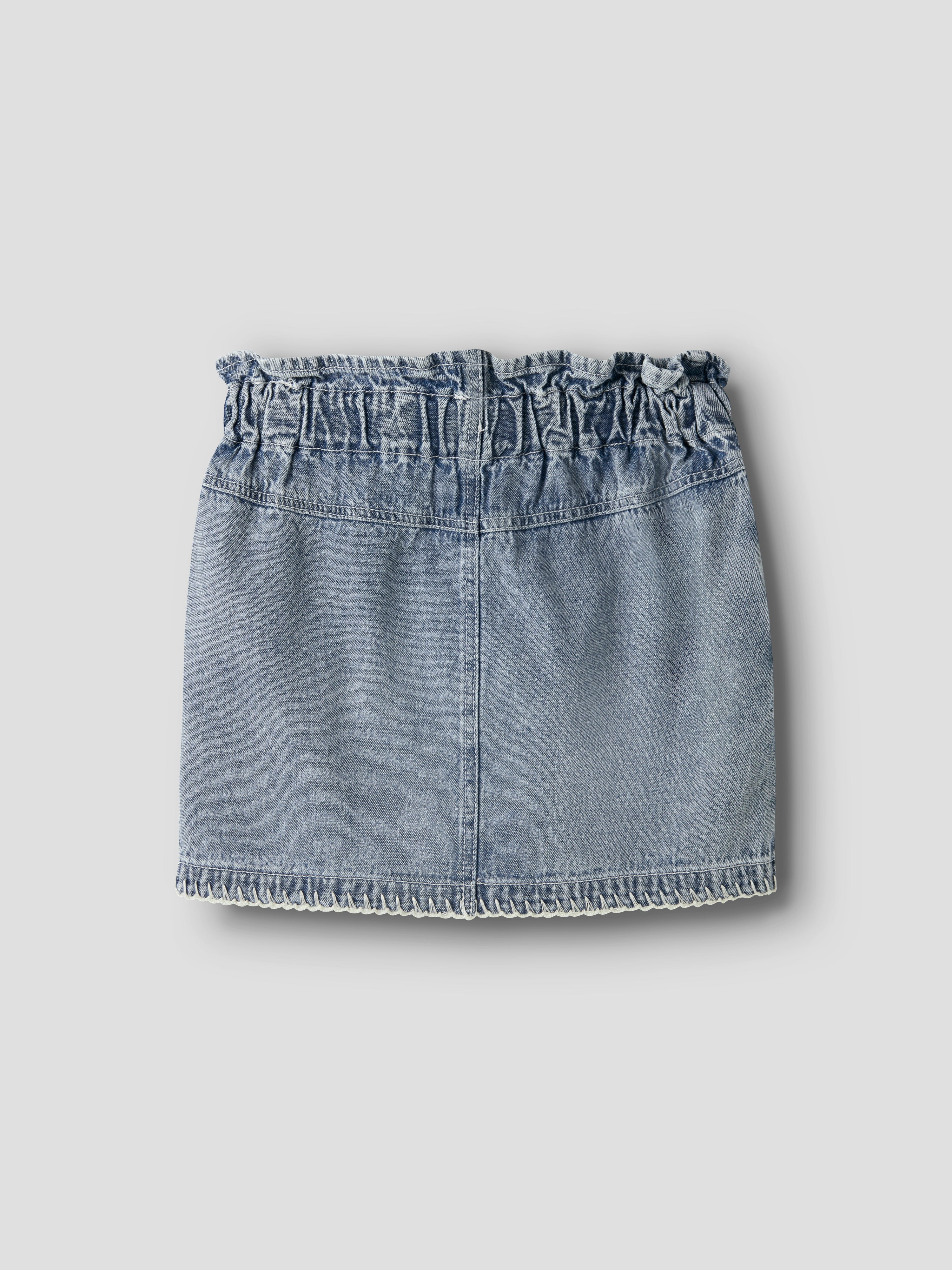 Lil Atelier Funda - Loose Denim Skirt - Medium Blue Denim
